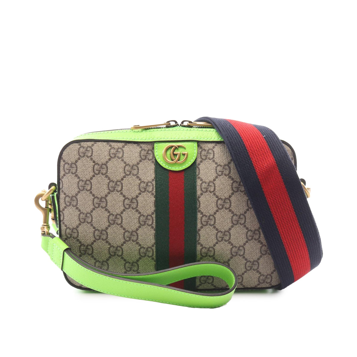 Gucci Small GG Supreme Web Ophidia Crossbody