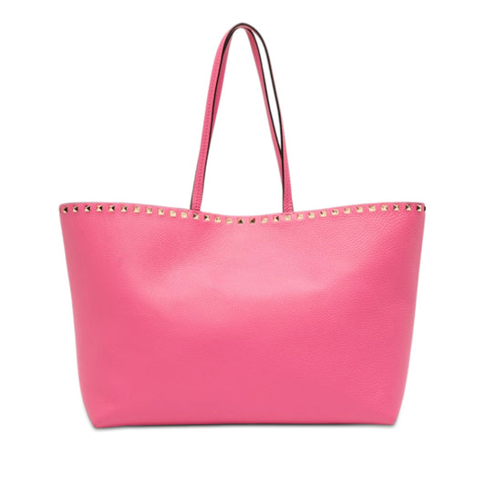 Valentino Leather Rockstud Tote