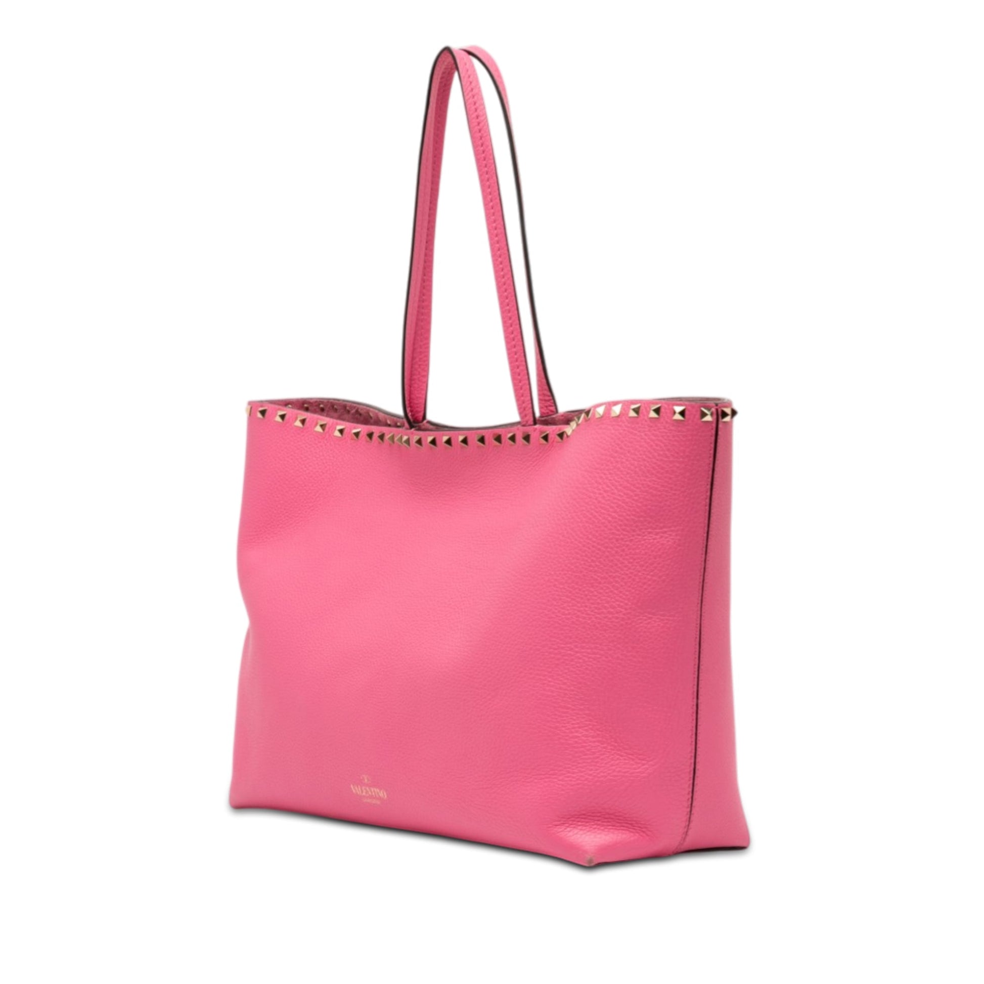 Valentino Leather Rockstud Tote