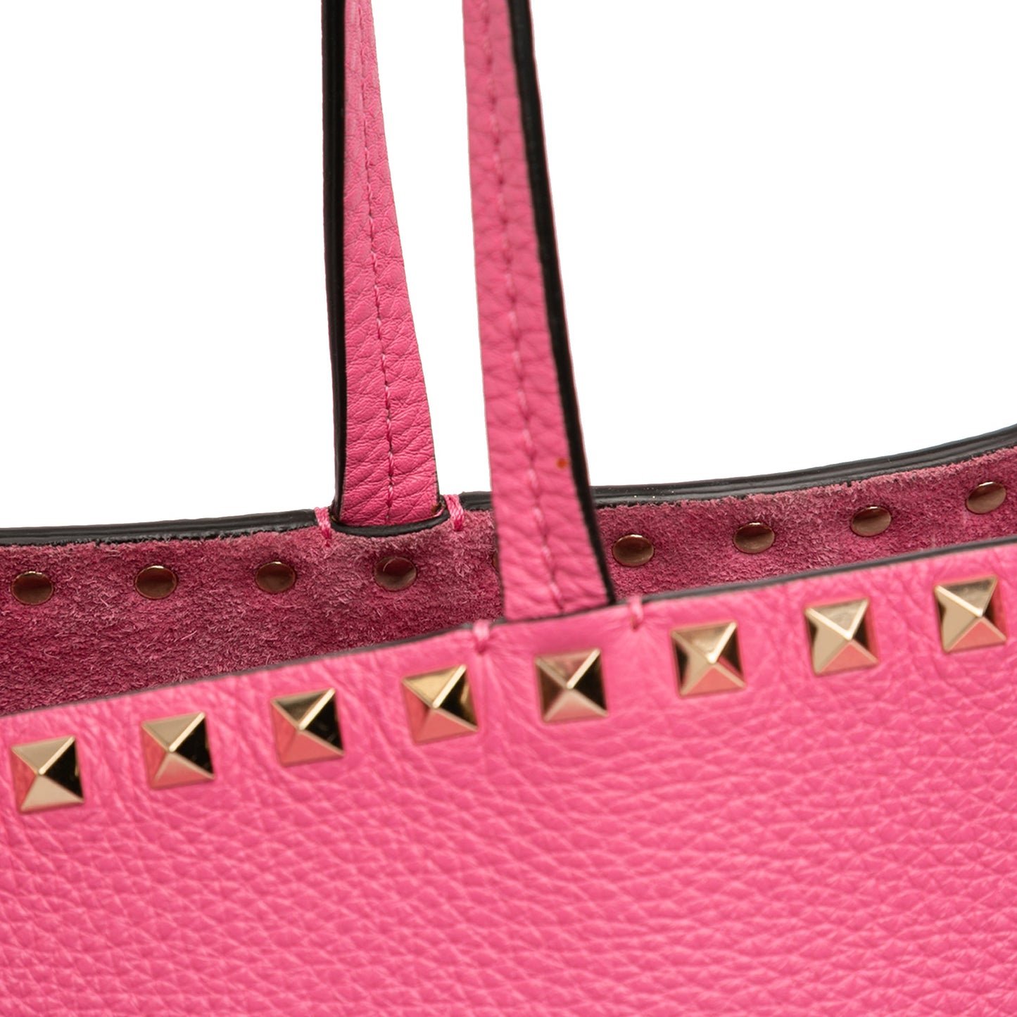 Valentino Leather Rockstud Tote