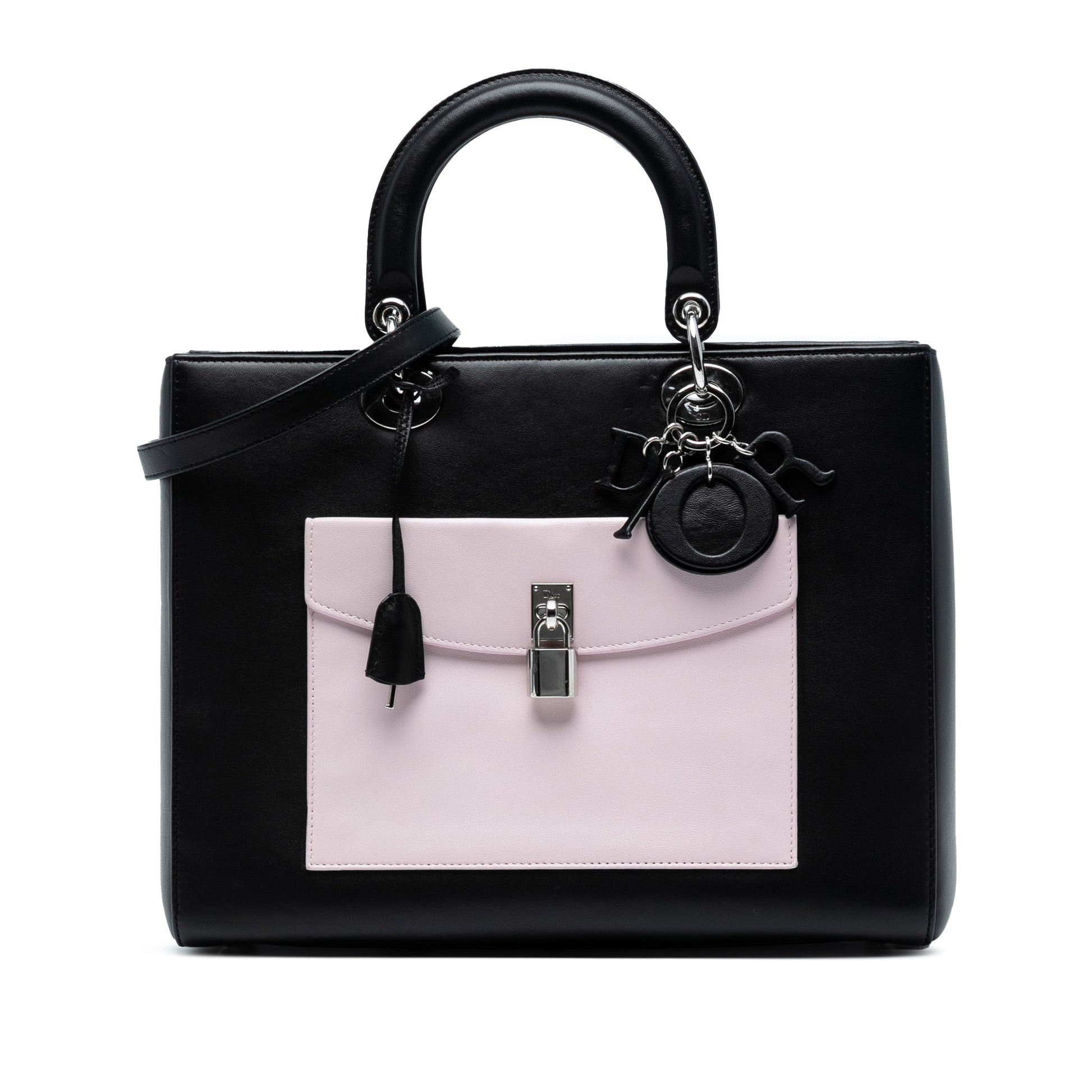 Dior Large Calfskin Pocket Tote Lady Dior