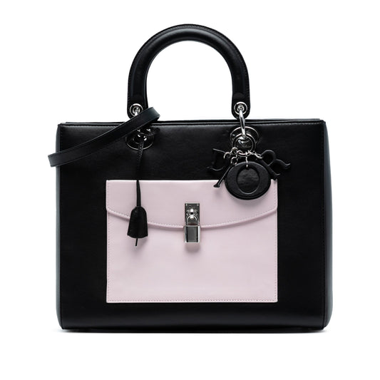 Dior Large Calfskin Pocket Tote Lady Dior