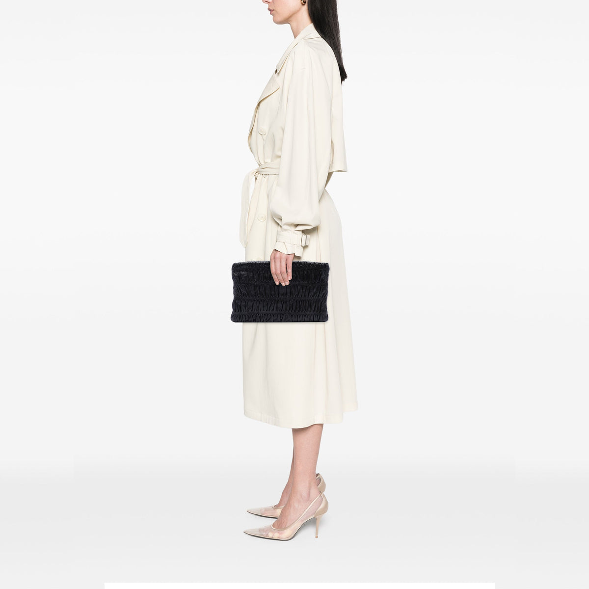 Prada Nappa Gaufre Clutch