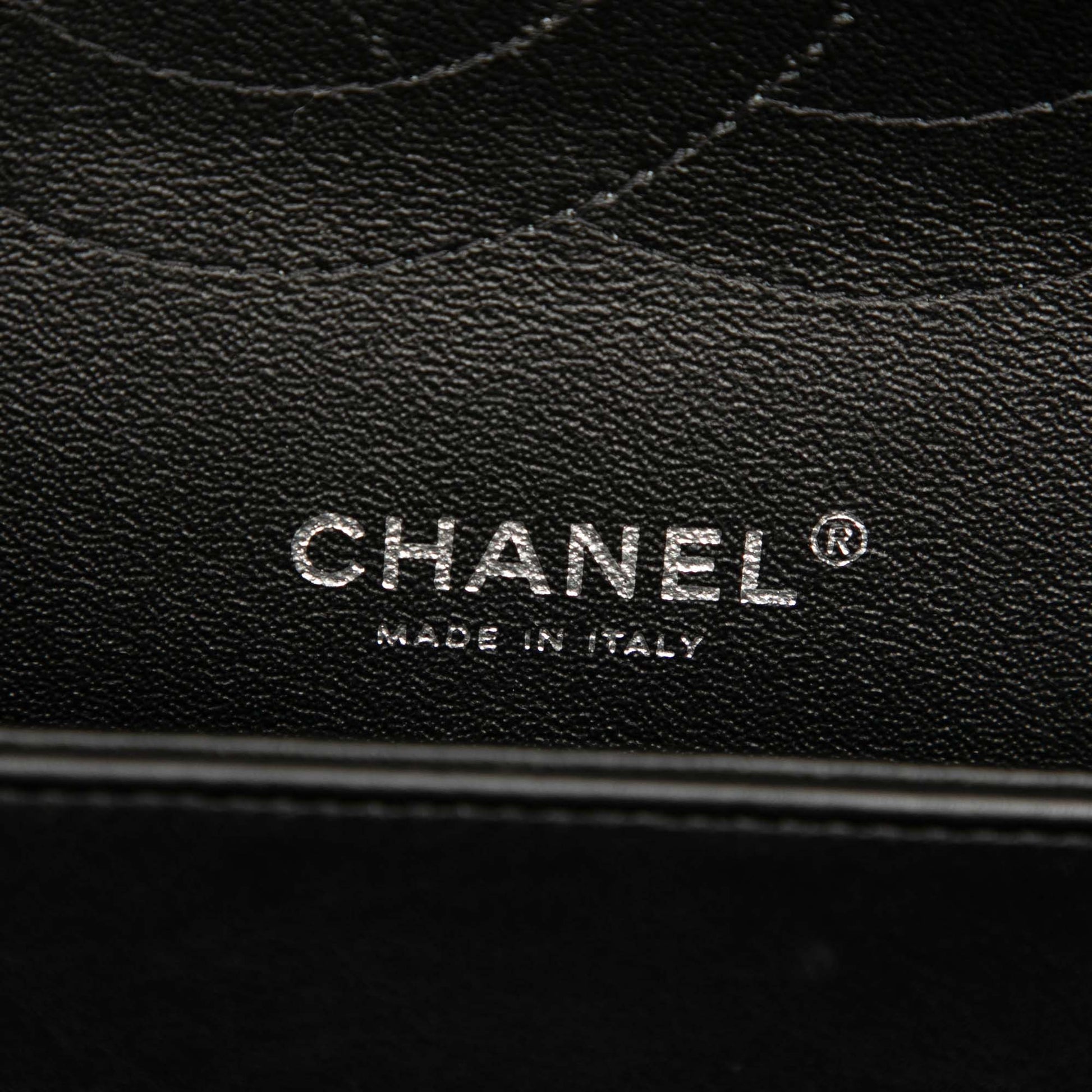Chanel Jumbo Classic Chevron Patent Double Flap