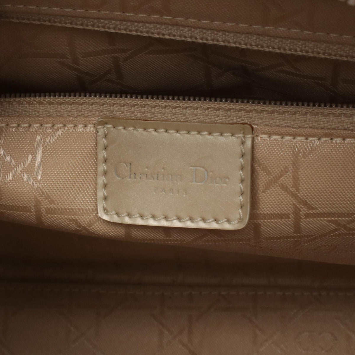 Dior Patent Malice Pearl Satchel