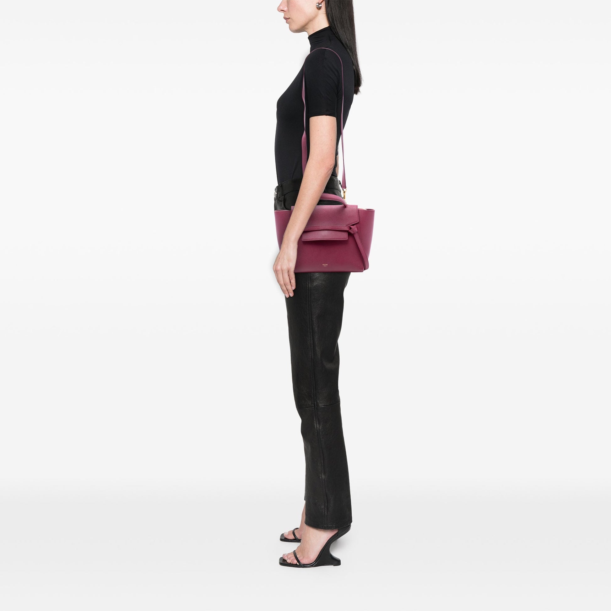Celine Micro Grained Calfskin Belt Bag