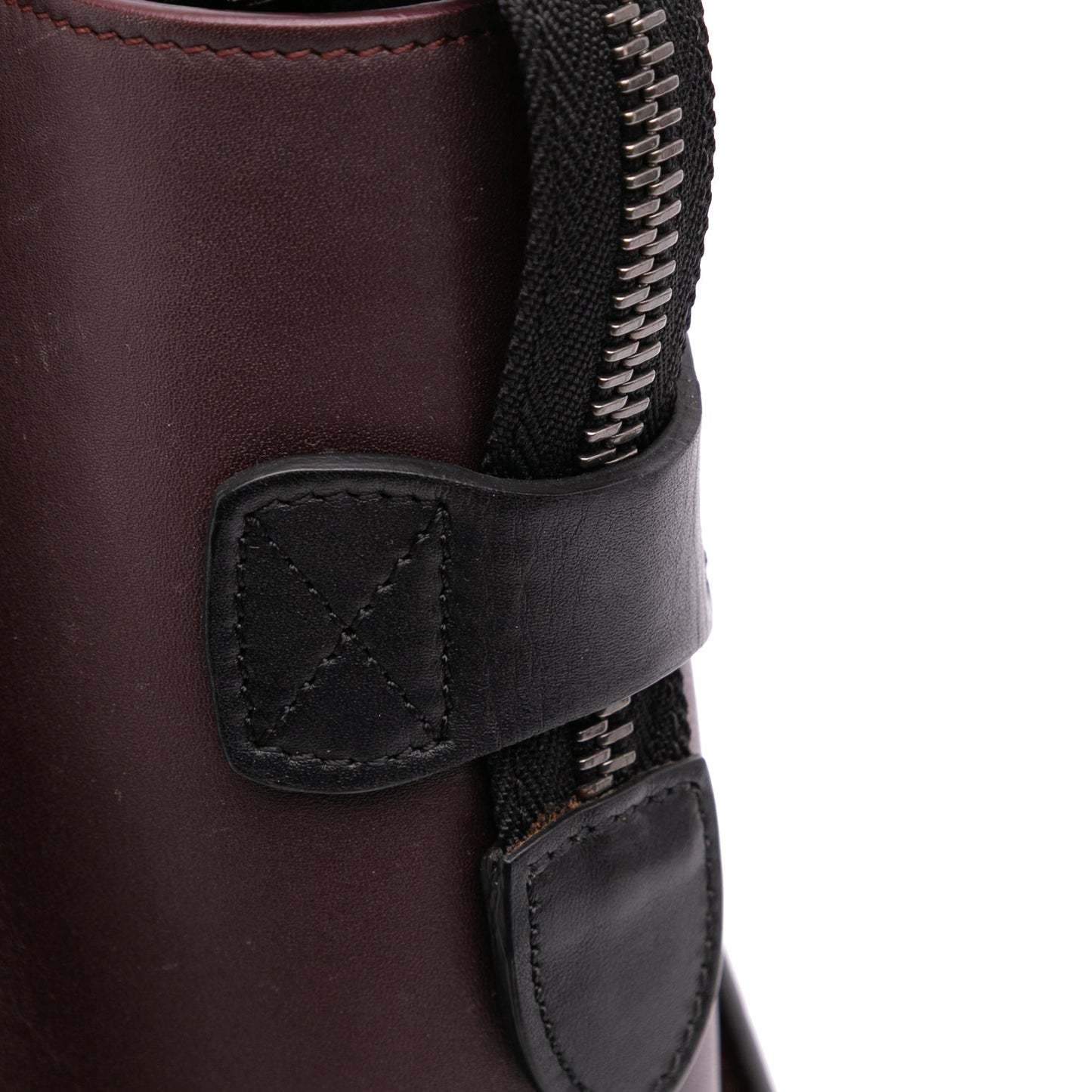 Celine Micro Tricolor Leather Luggage Tote