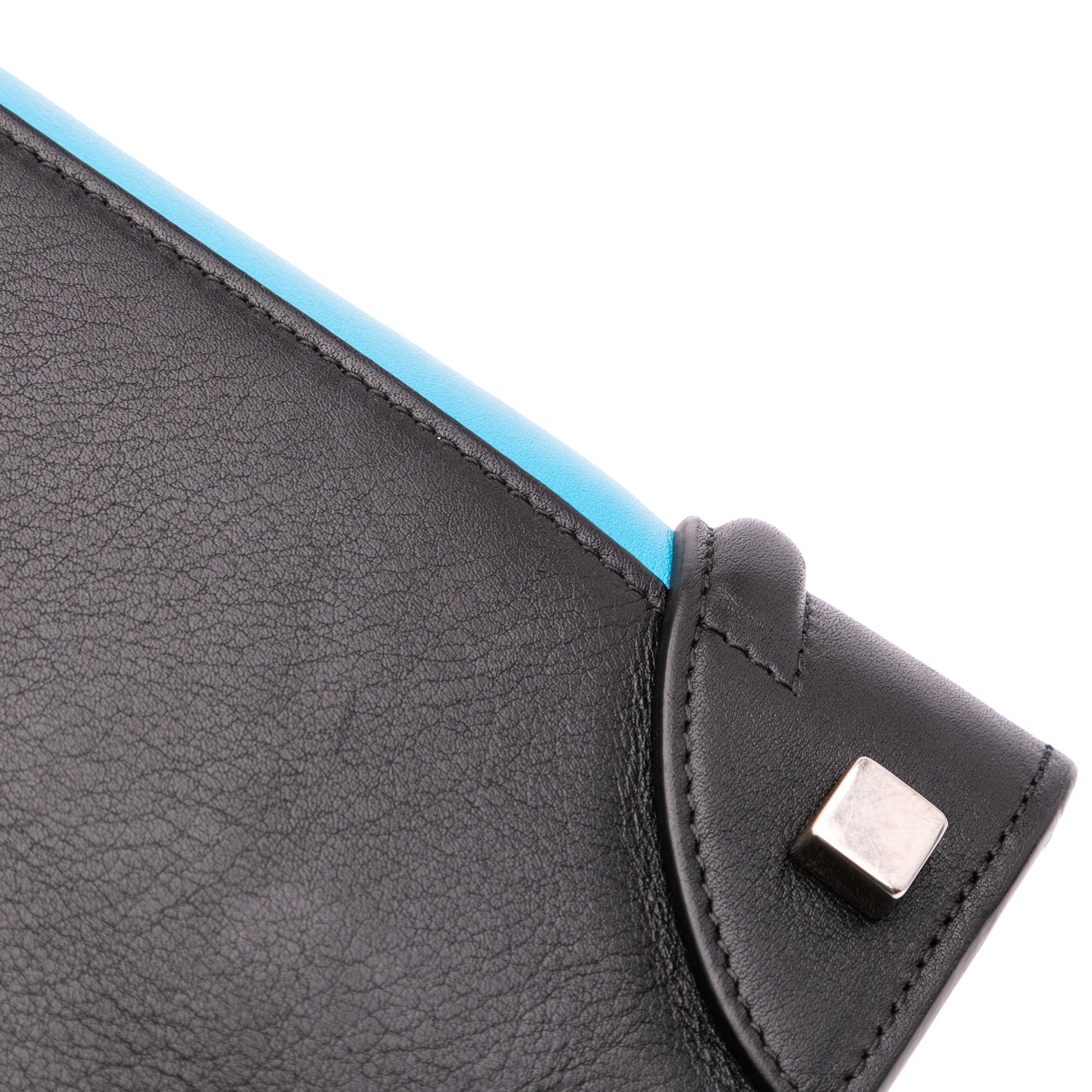 Celine Micro Tricolor Leather Luggage Tote