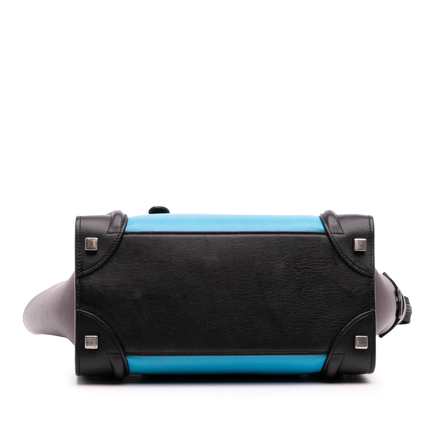 Celine Micro Tricolor Leather Luggage Tote