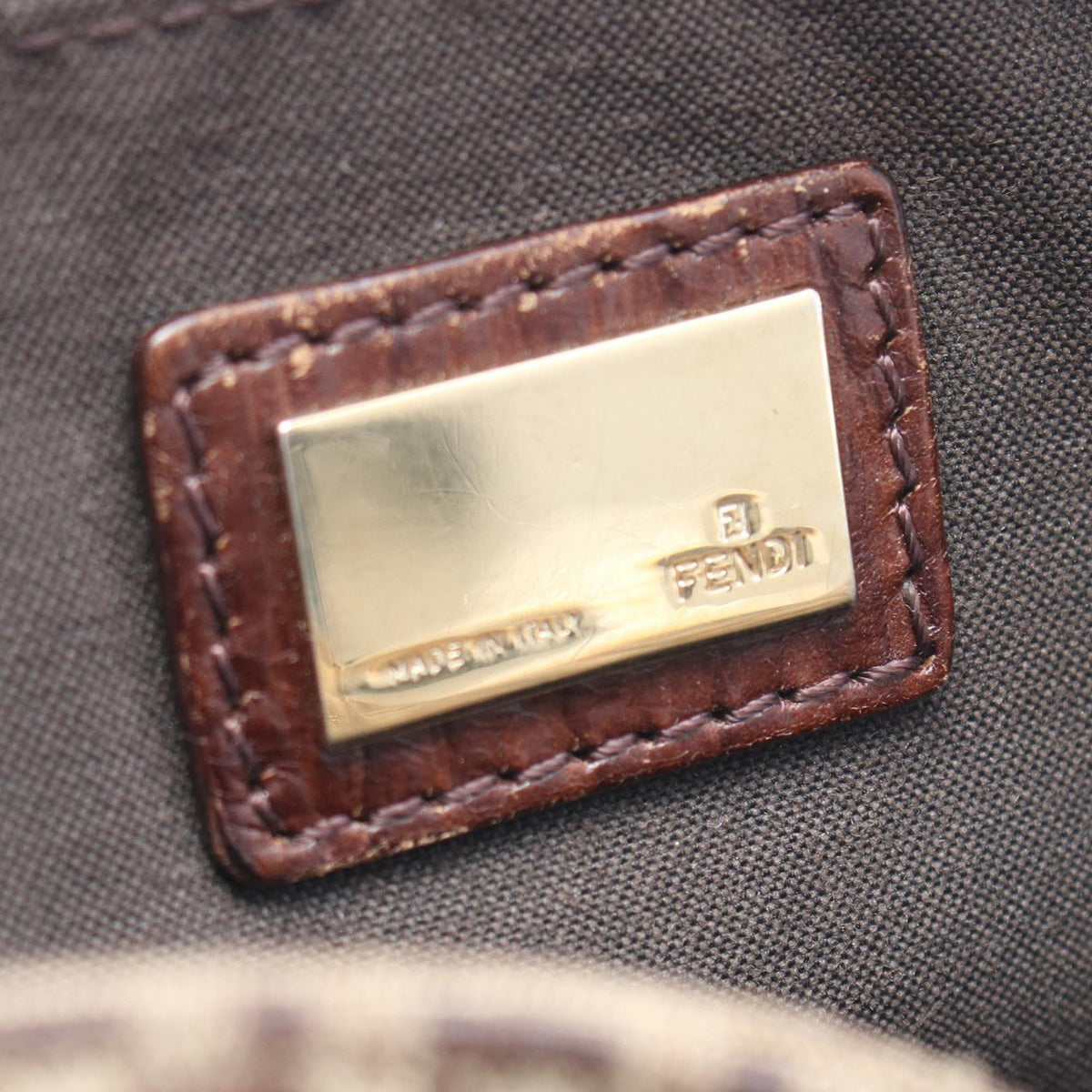 Fendi Zucchino Spalmati Crossbody