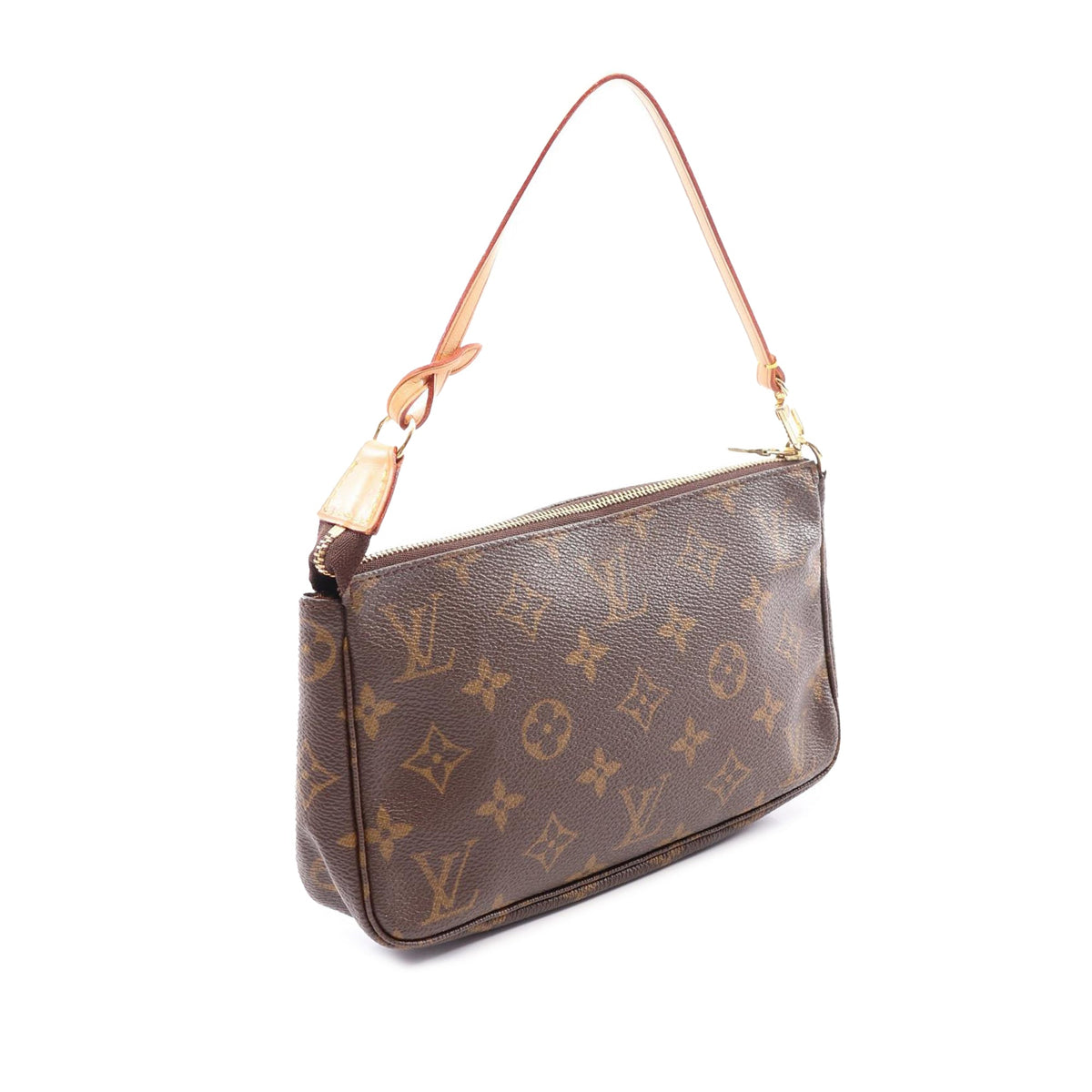 Louis Vuitton Monogram Pochette Accessoires — Brown
