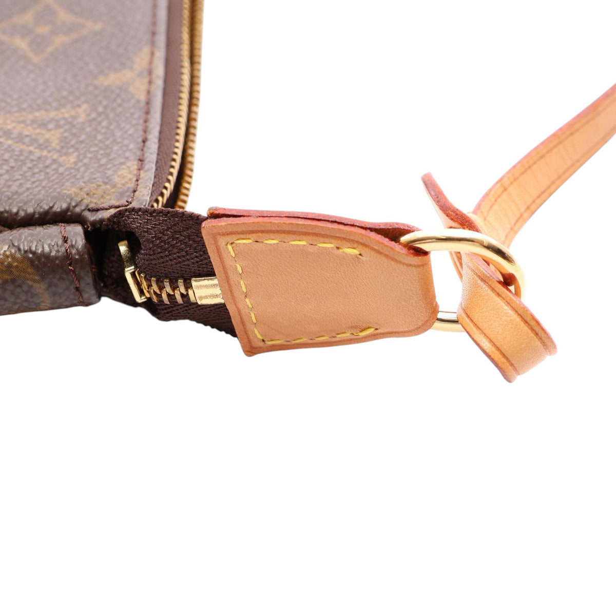 Louis Vuitton Monogram Pochette Accessoires — Brown