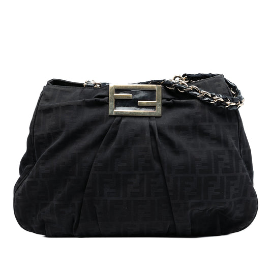 Fendi Large Zucca Canvas Mia Tote