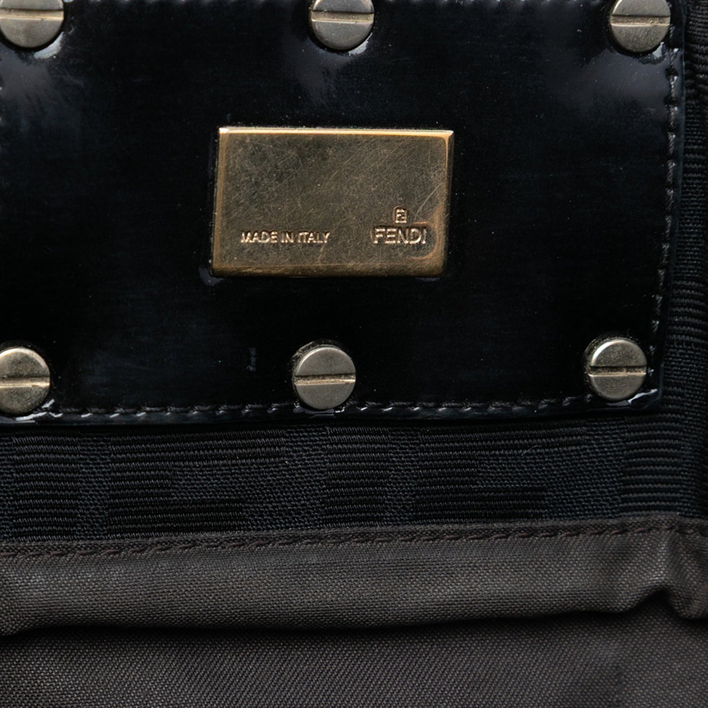 Fendi Large Zucca Canvas Mia Tote