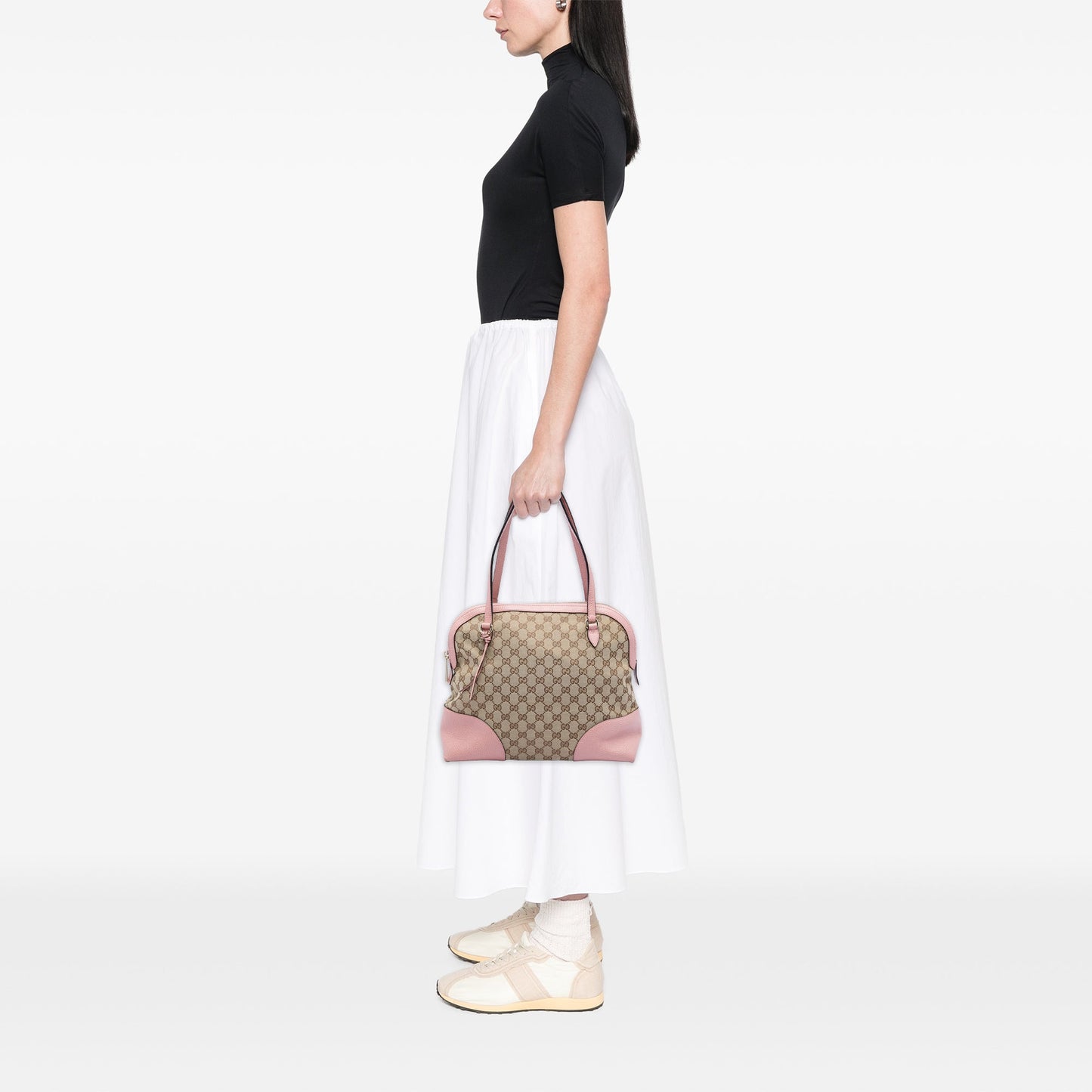 Gucci GG Canvas Dome Shoulder Bag