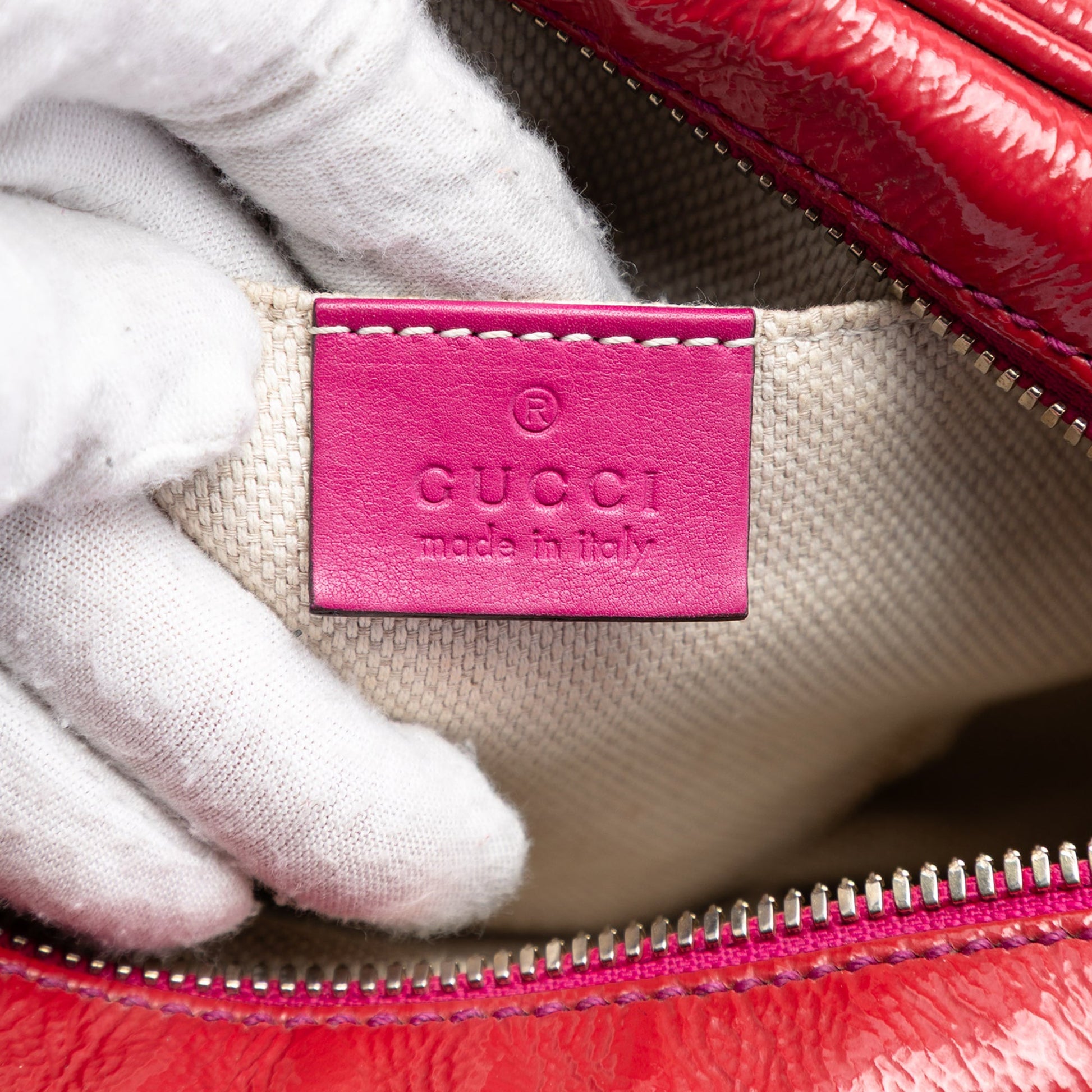 Gucci Patent Soho Disco Crossbody