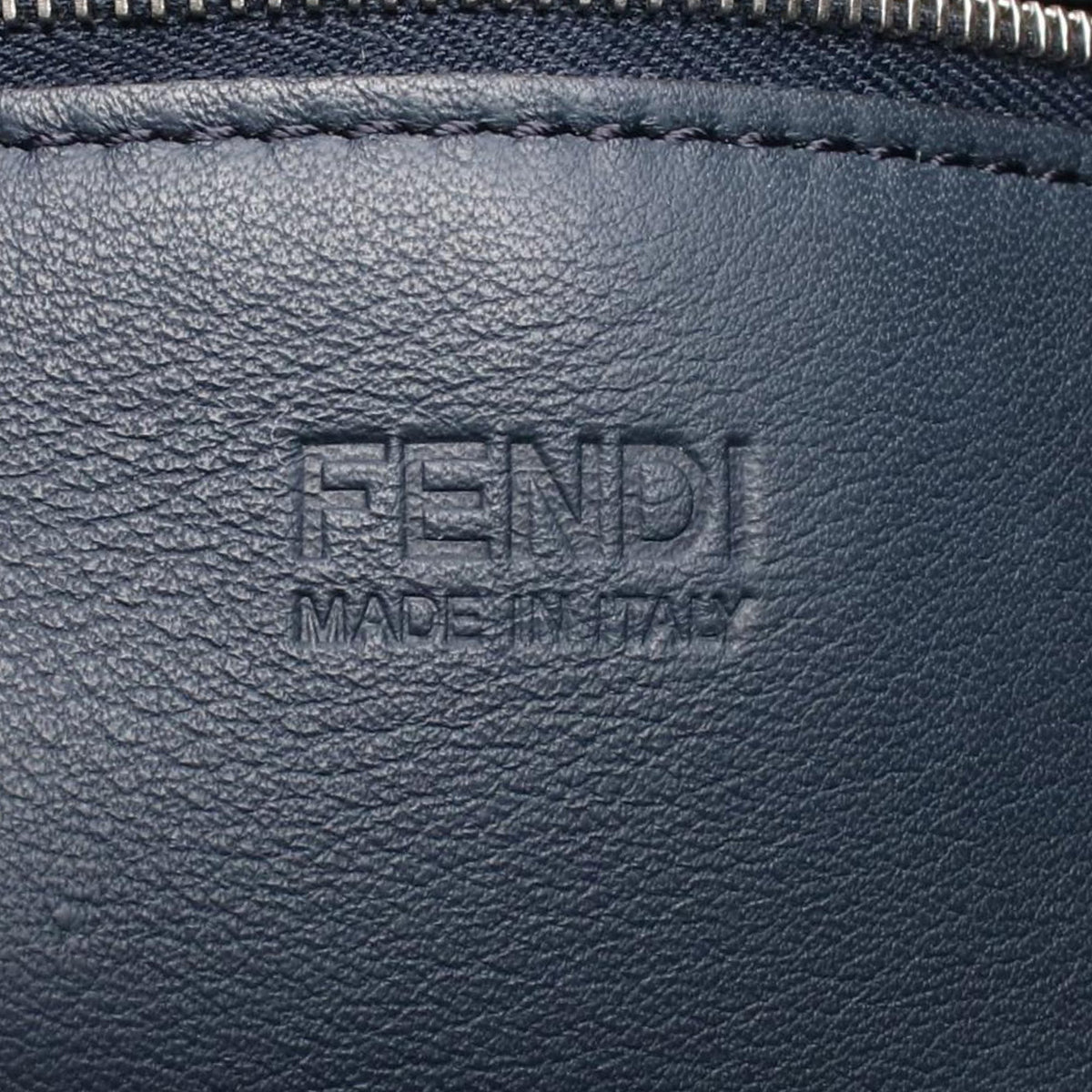 Fendi Small Leather All In Shopping Tote — Blue