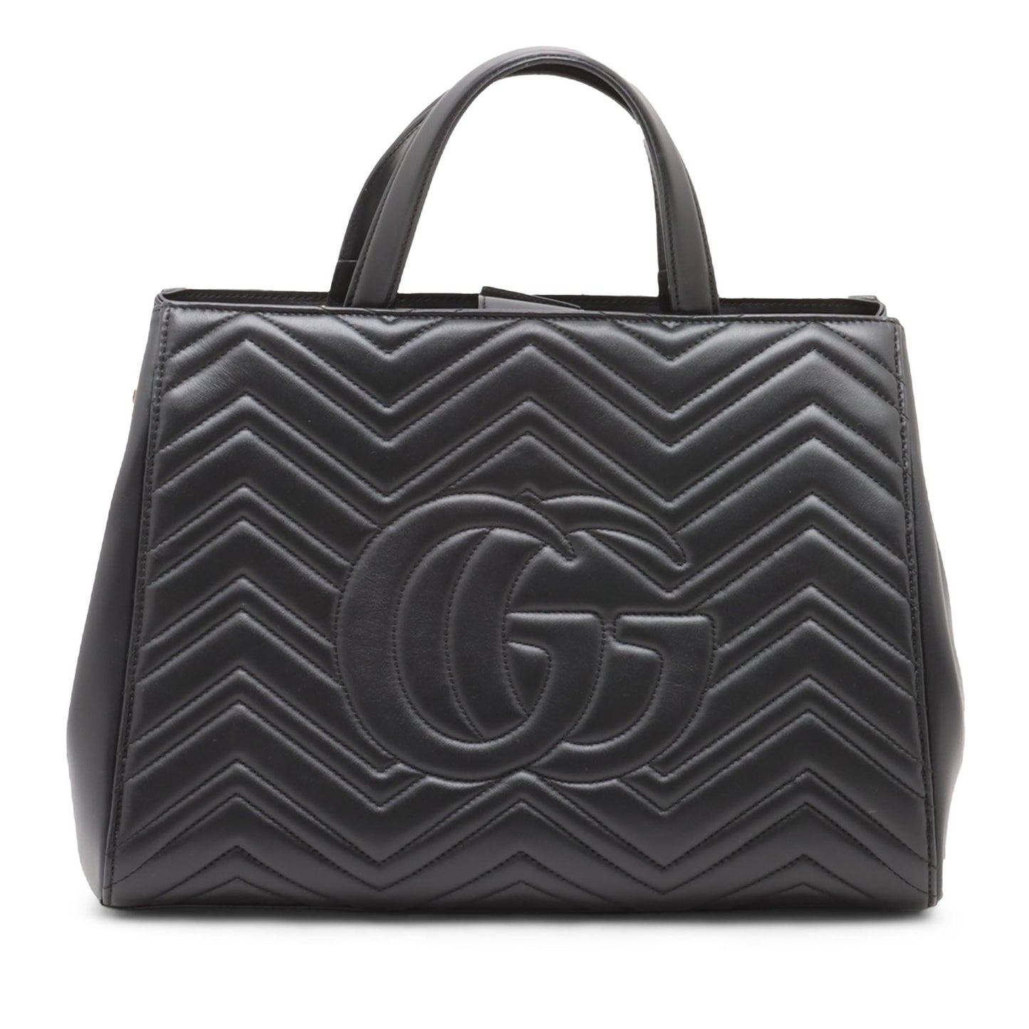 Gucci Medium GG Marmont Matelasse Calfskin Satchel