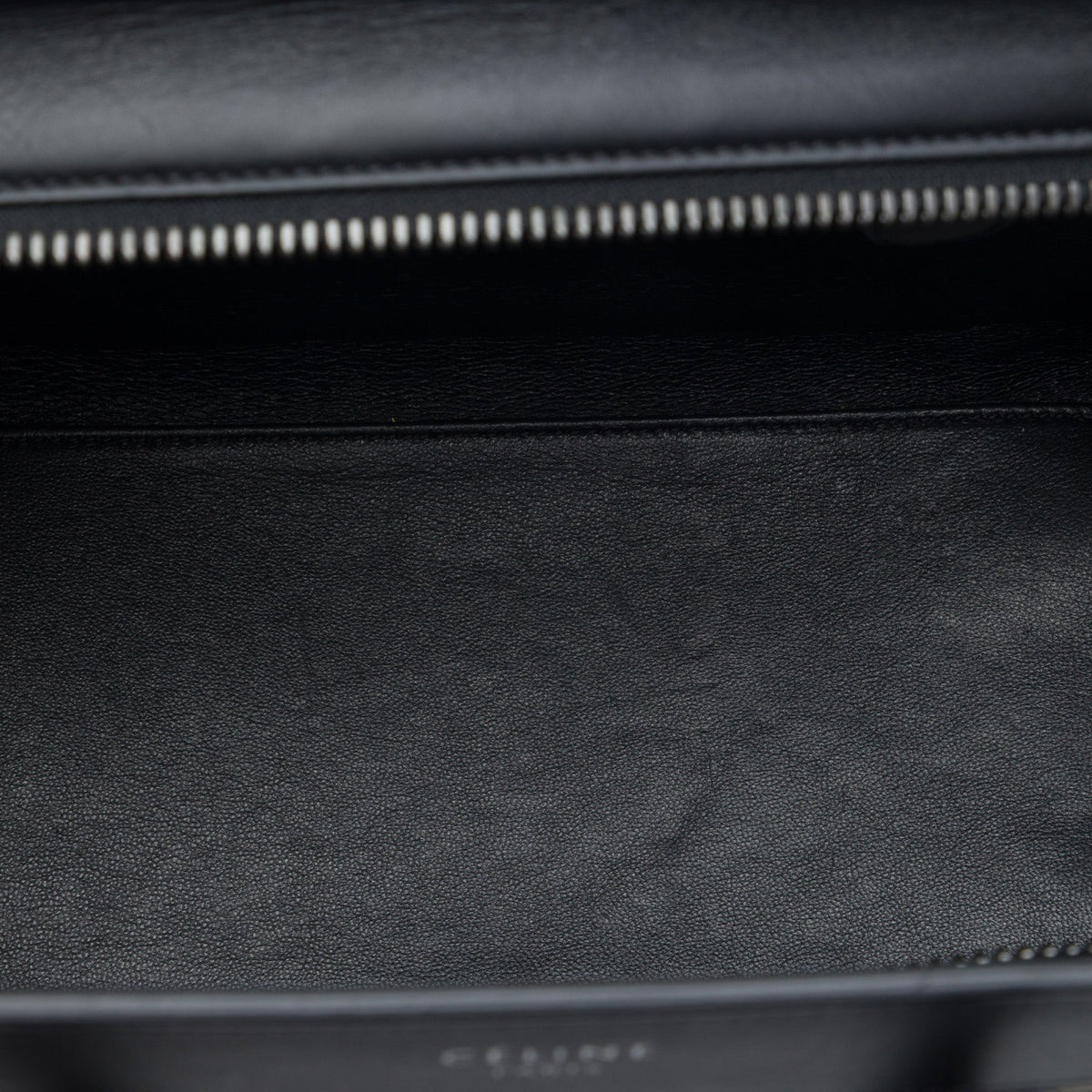 Celine Micro Tricolor Leather Luggage Tote