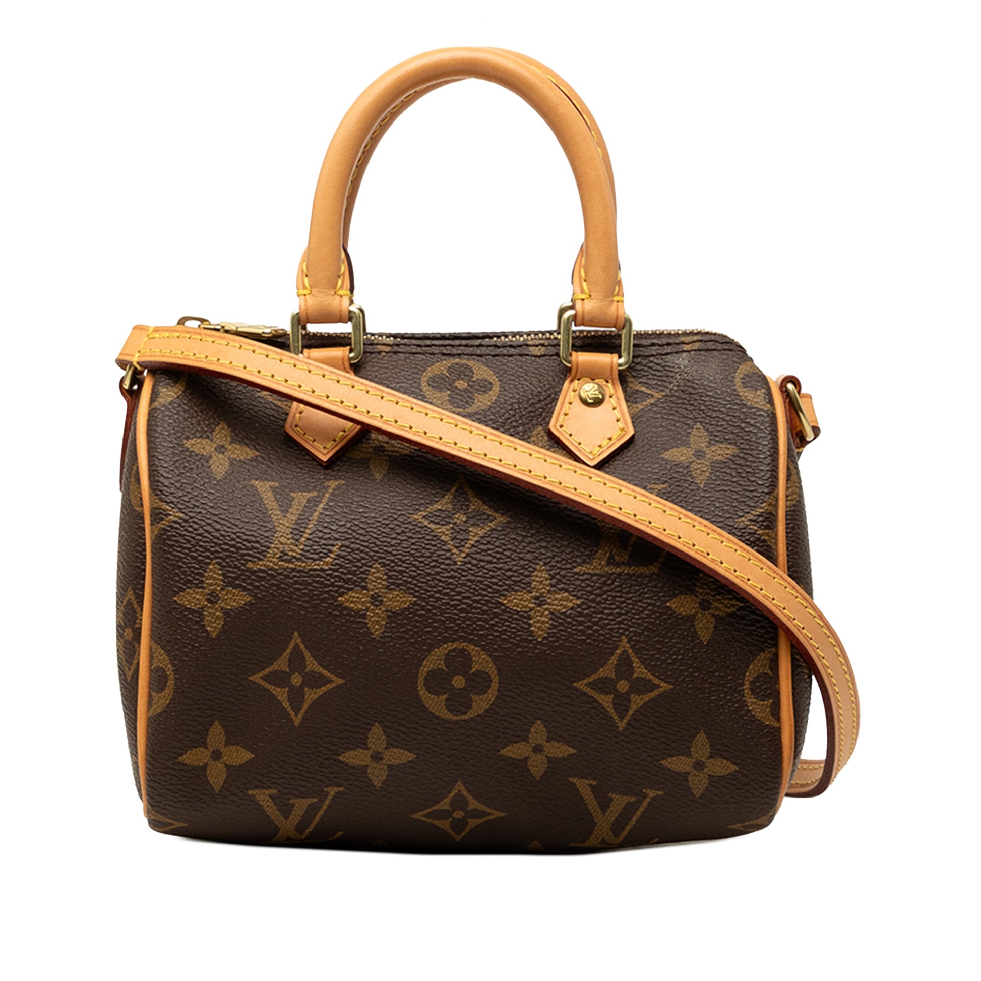 Louis Vuitton Monogram Nano Speedy Bandouliere