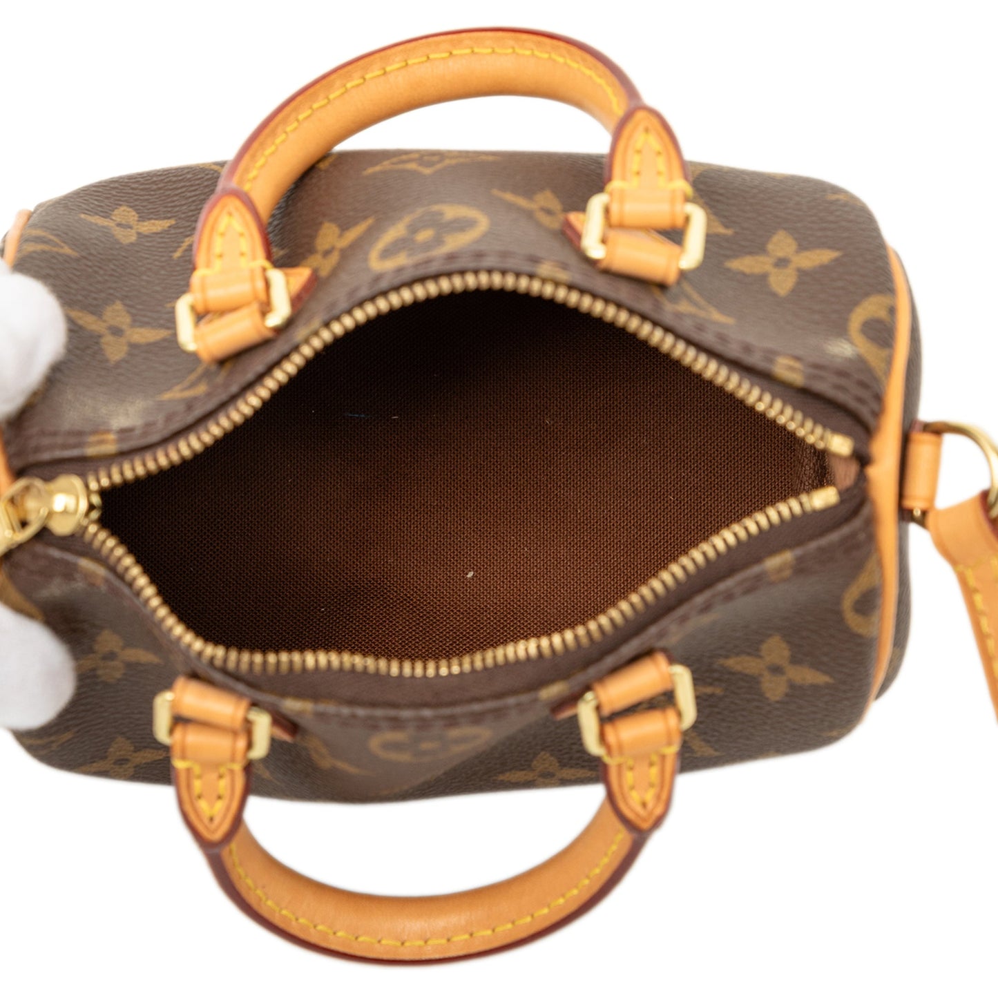 Louis Vuitton Monogram Nano Speedy Bandouliere