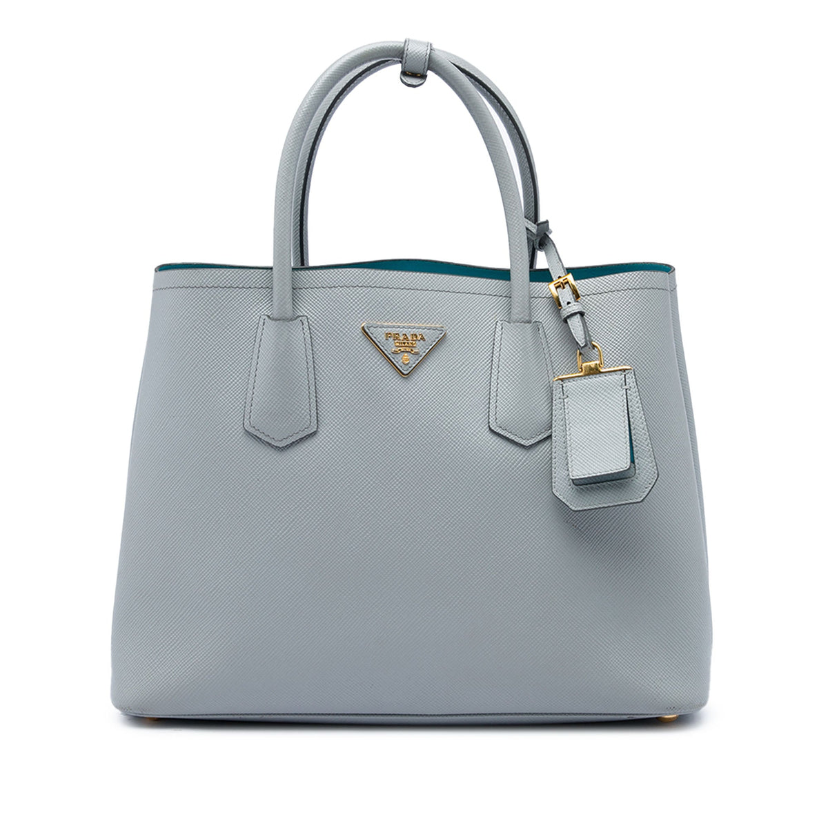 Prada Medium Saffiano Cuir Double Satchel