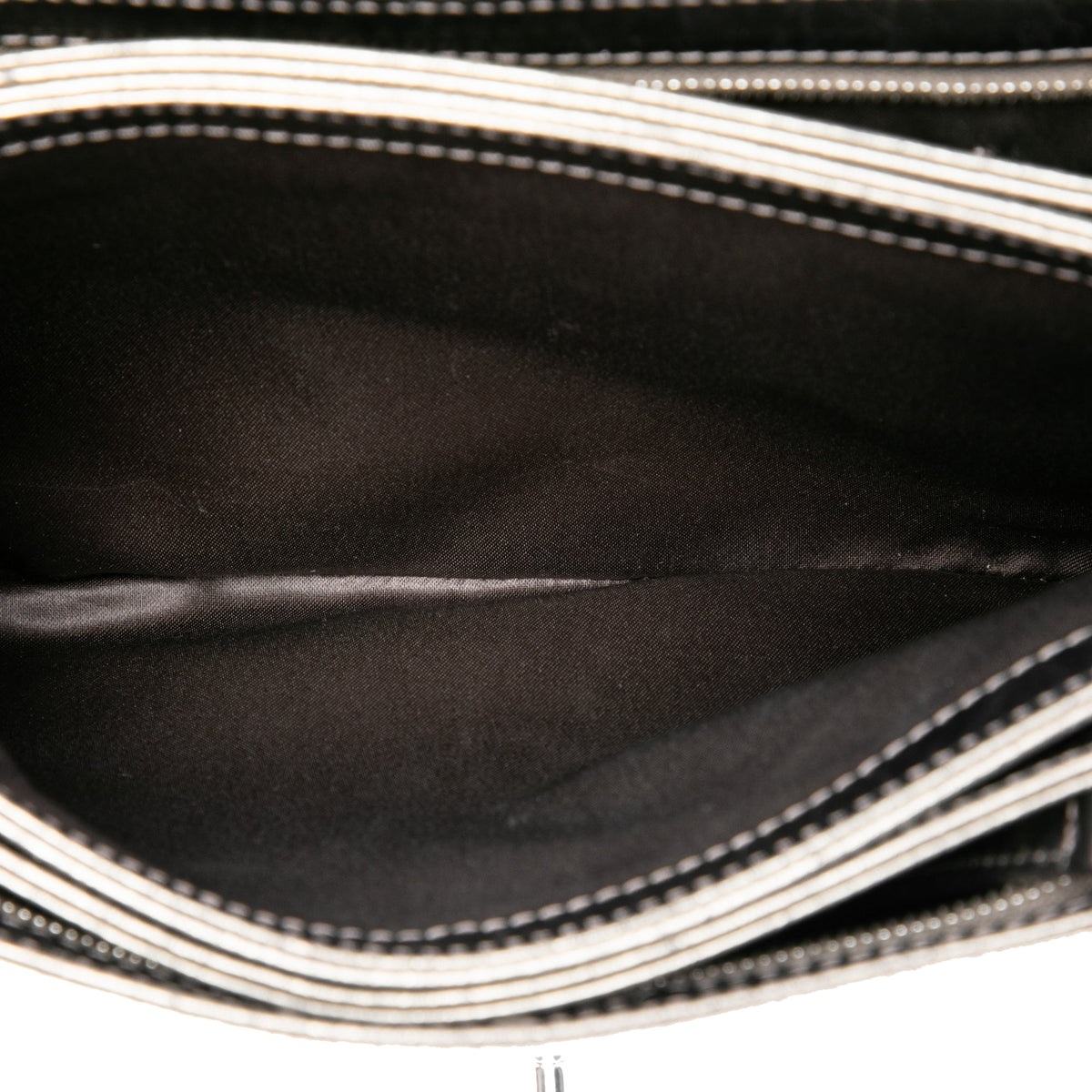 Chanel Medium Metallic Crackled Calfskin Clams Pocket Flap