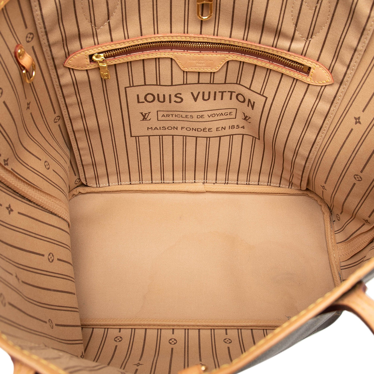 Louis Vuitton Monogram Neverfull MM — Brown