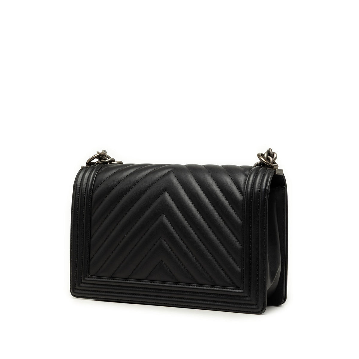 Chanel Medium Chevron Lambskin Boy Flap
