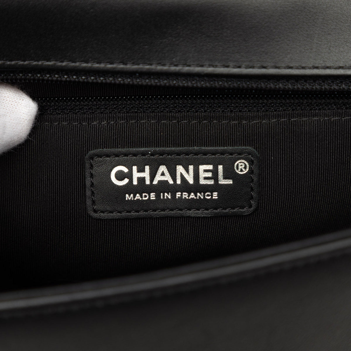 Chanel Medium Chevron Lambskin Boy Flap