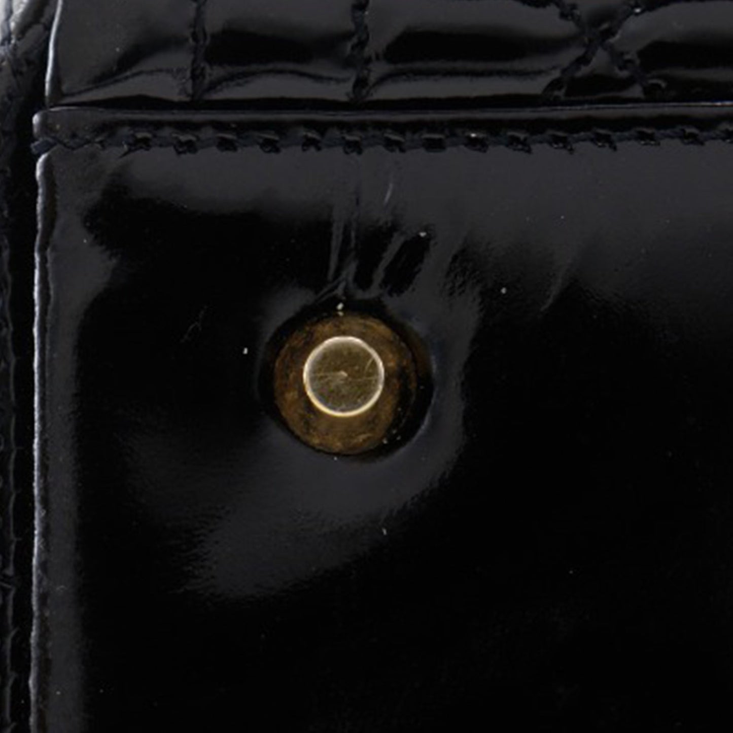 Dior Medium Patent Cannage Lady Dior