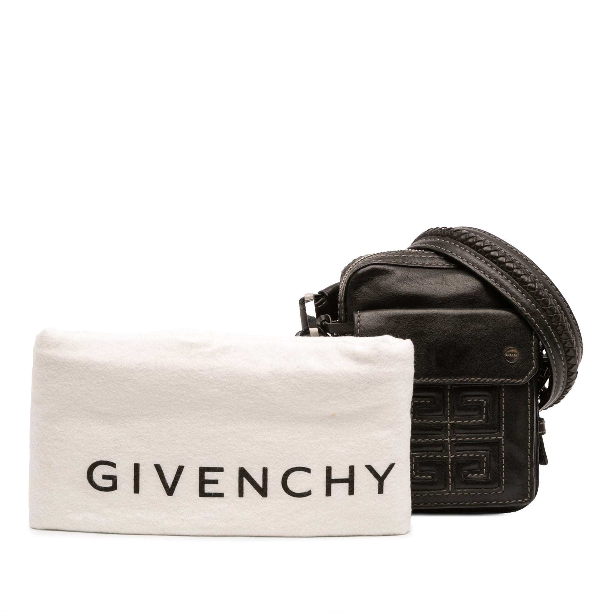 Givenchy 4G Embossed Leather Crossbody