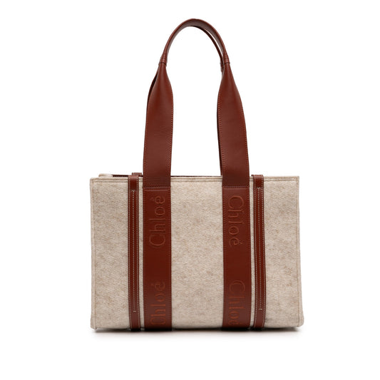 Chloé Medium Felt Woody Tote