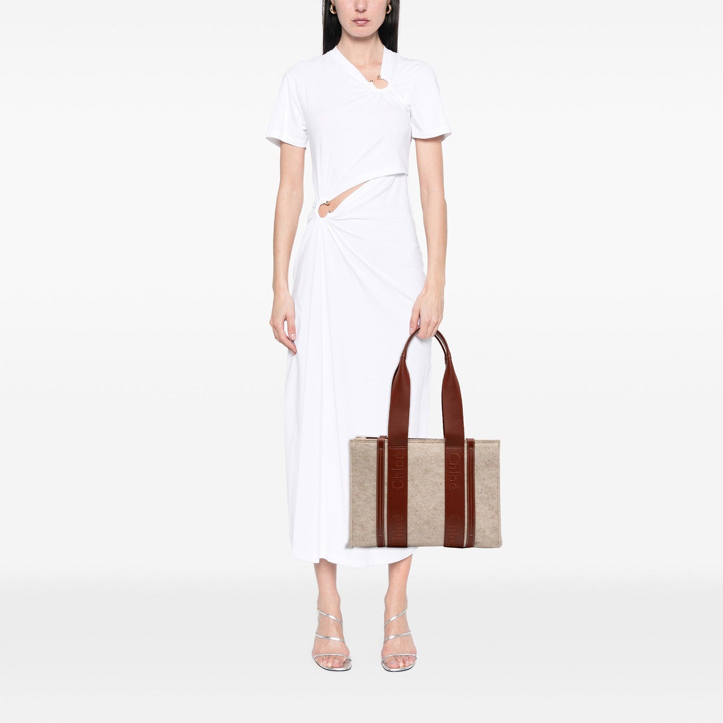 Chloé Medium Felt Woody Tote