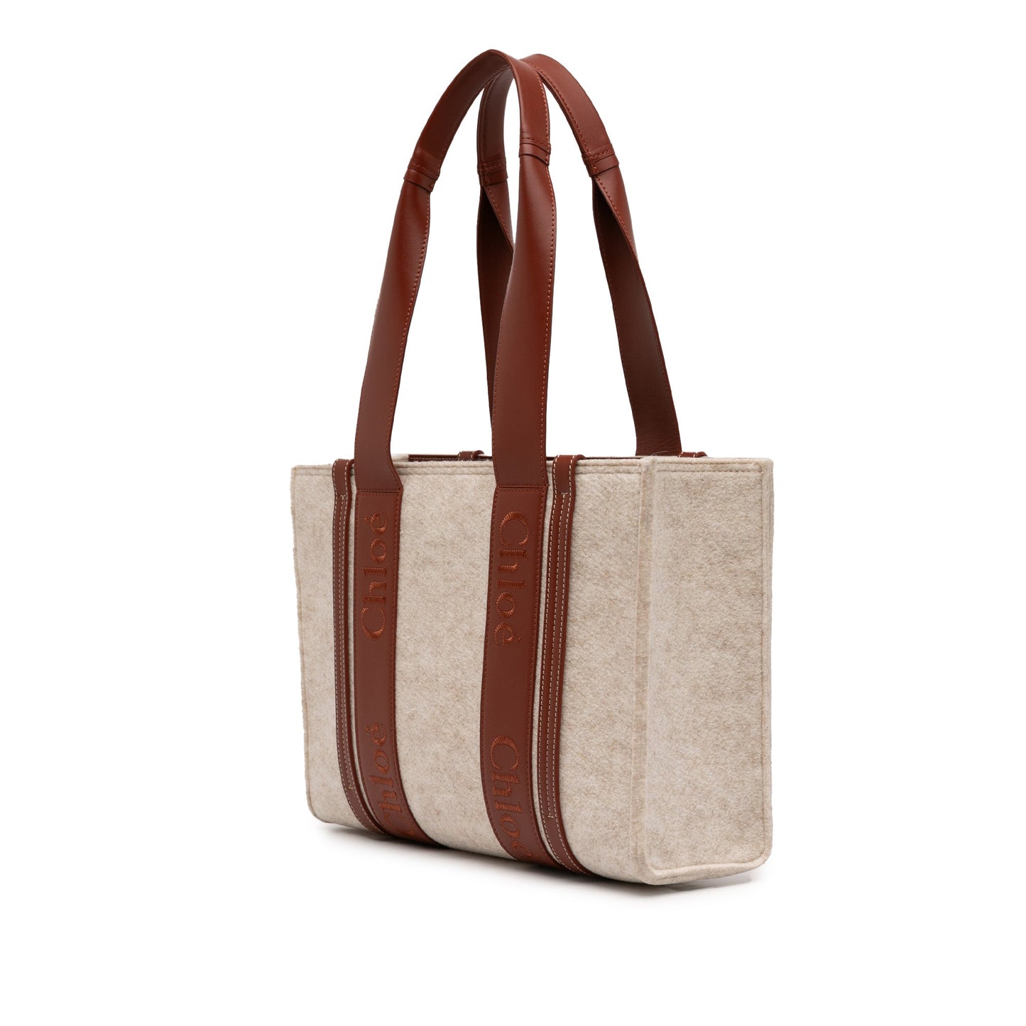 Chloé Medium Felt Woody Tote