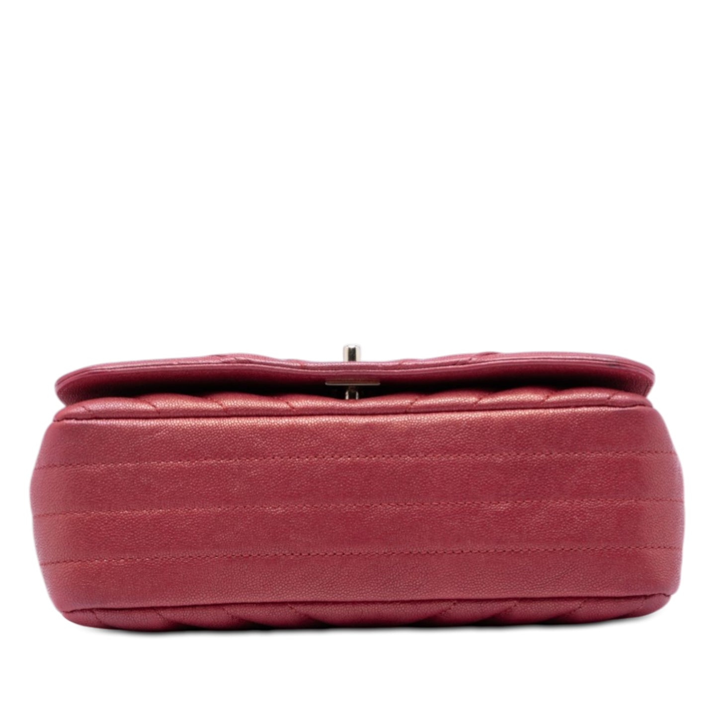 Chanel Small Chevron Caviar Statement Flap