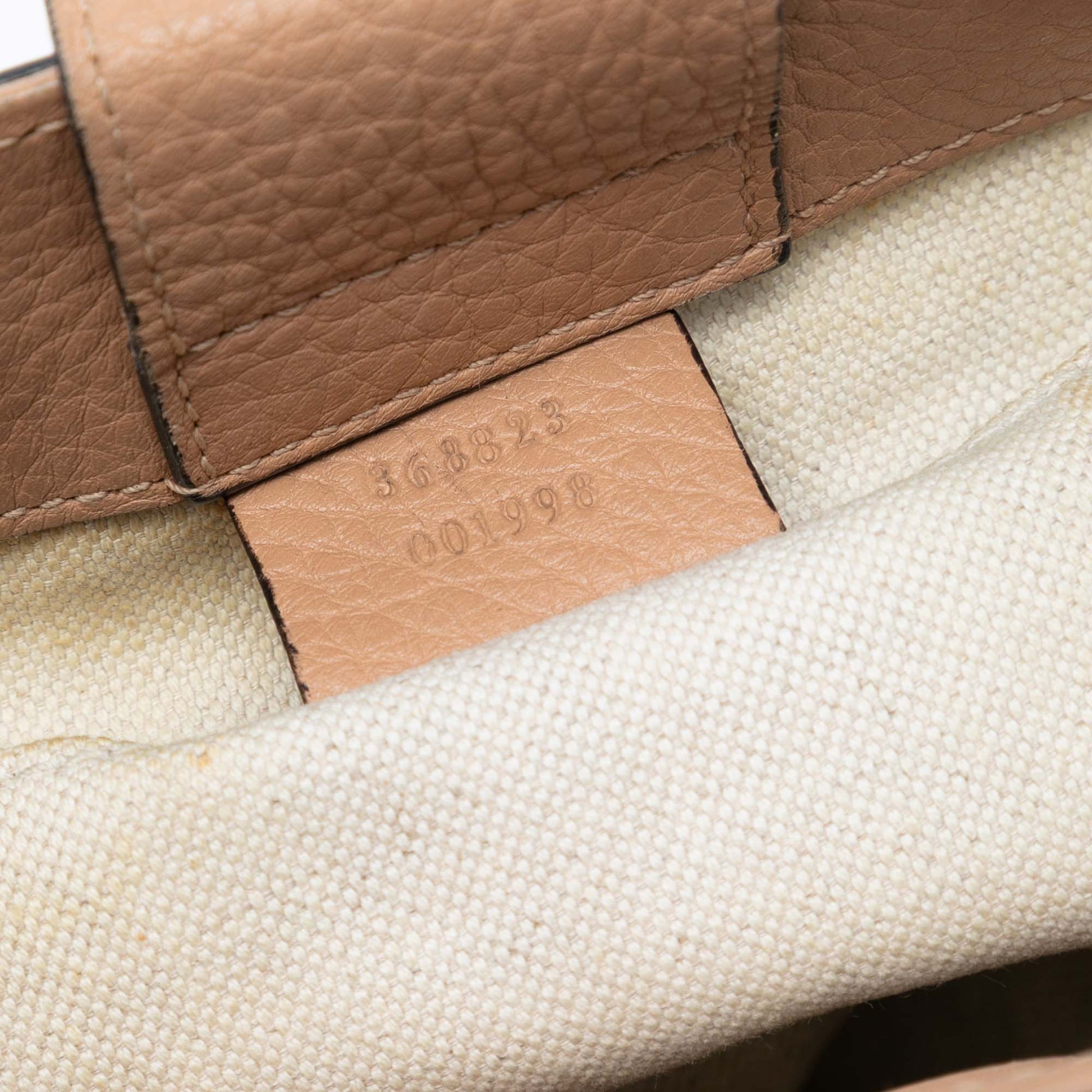 Gucci Mini Calfskin Bamboo Shopper Satchel