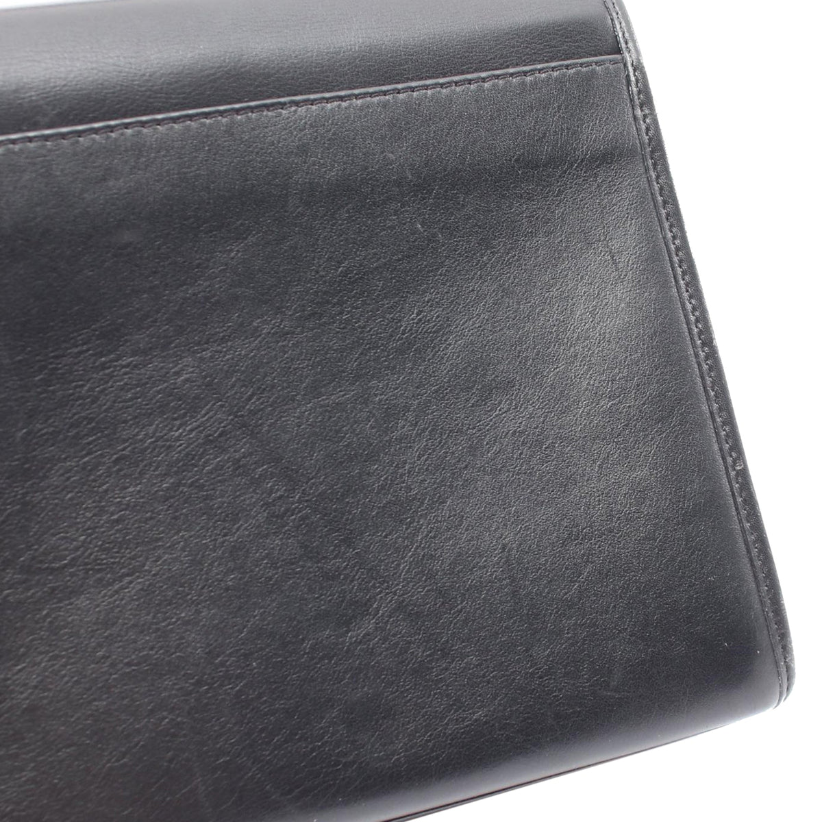 Celine Calf Leather Handbag — Black