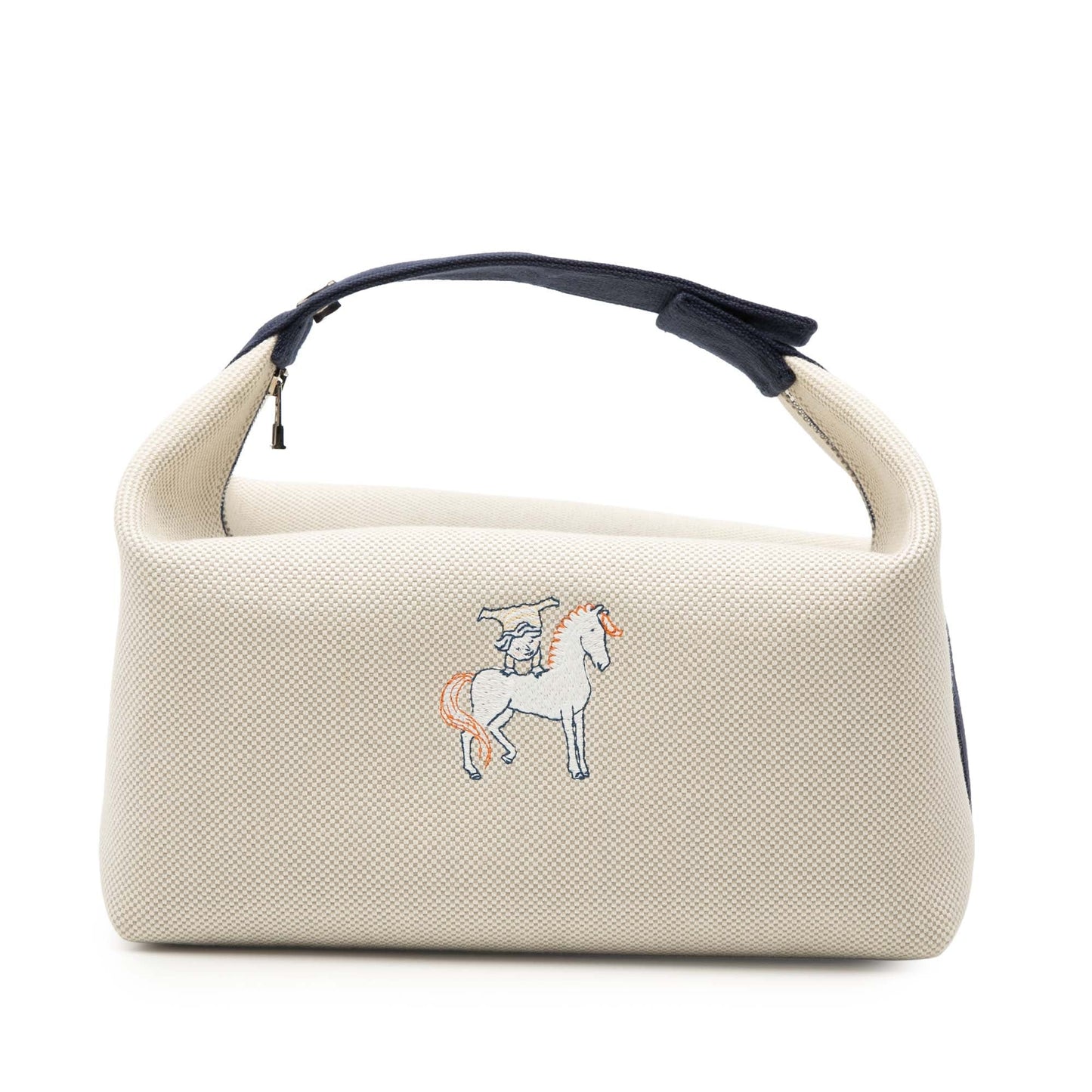Hermès Large Toile Bride A Brac Cabriole Case