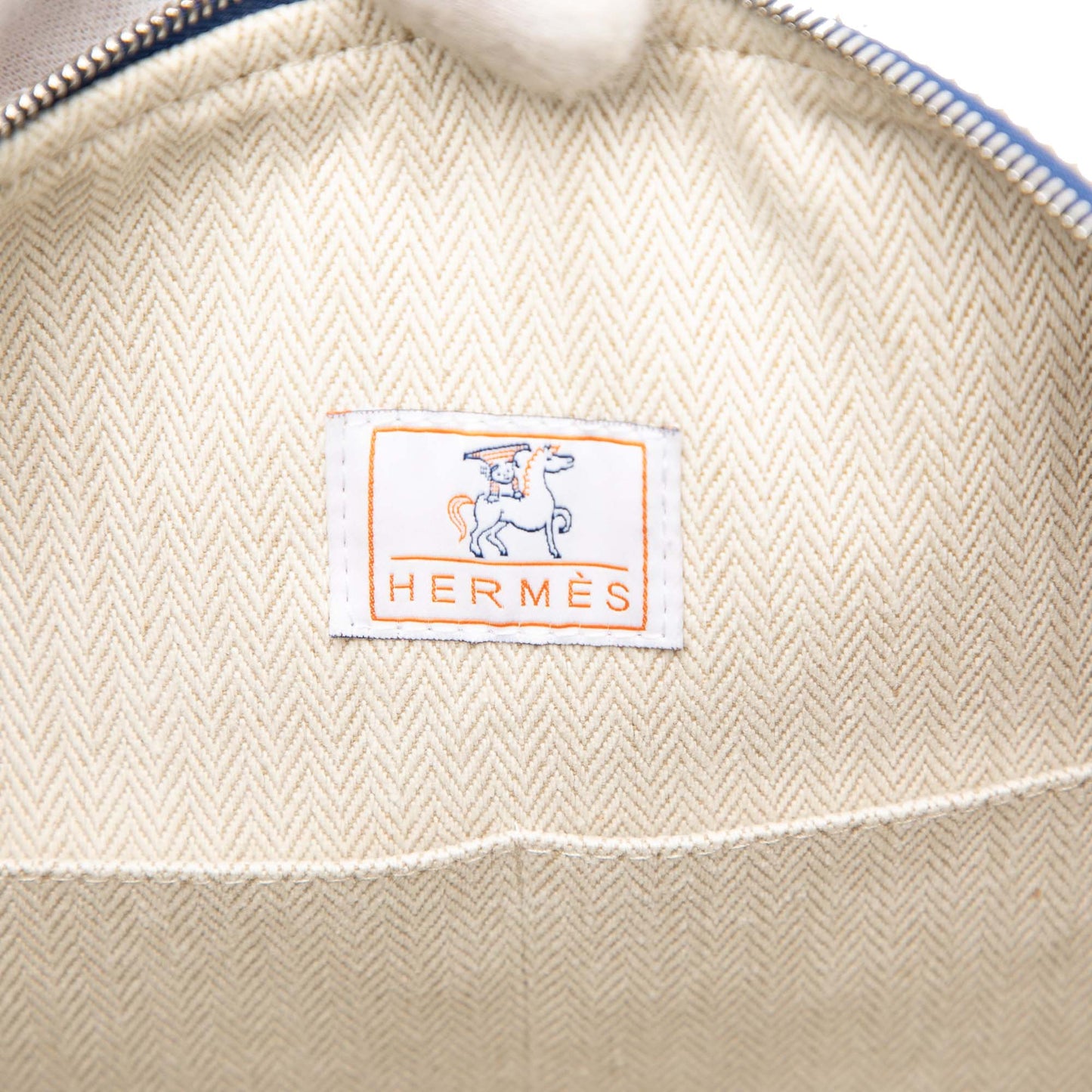 Hermès Large Toile Bride A Brac Cabriole Case
