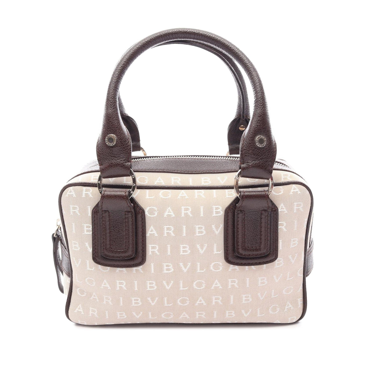 Bvlgari Logomania Handbag — Beige
