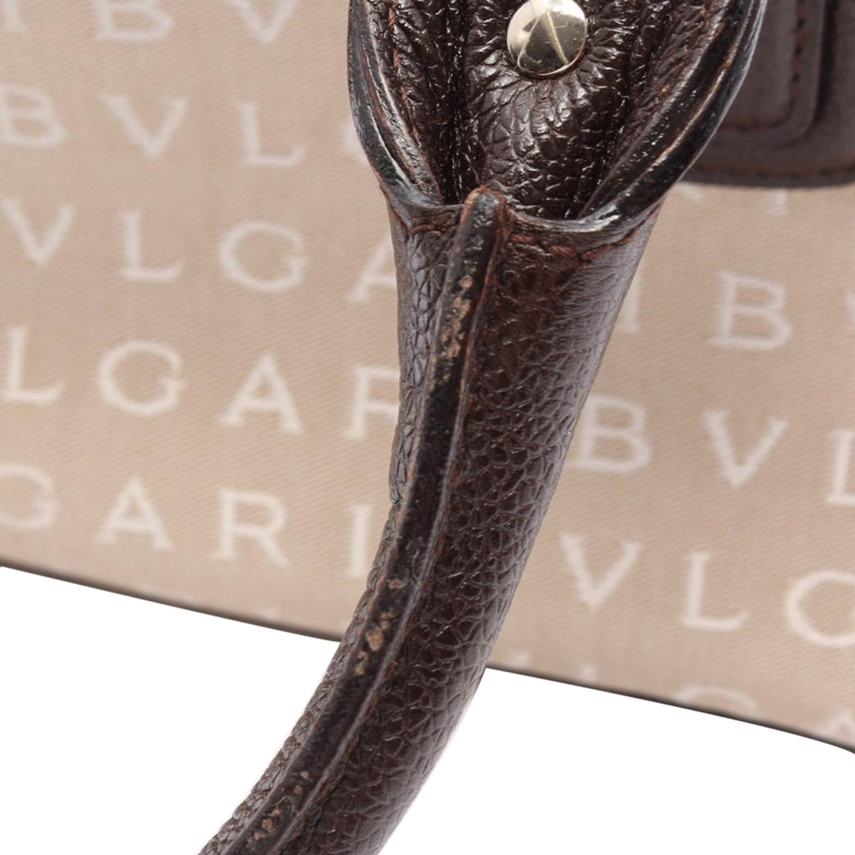 Bvlgari Logomania Handbag — Beige
