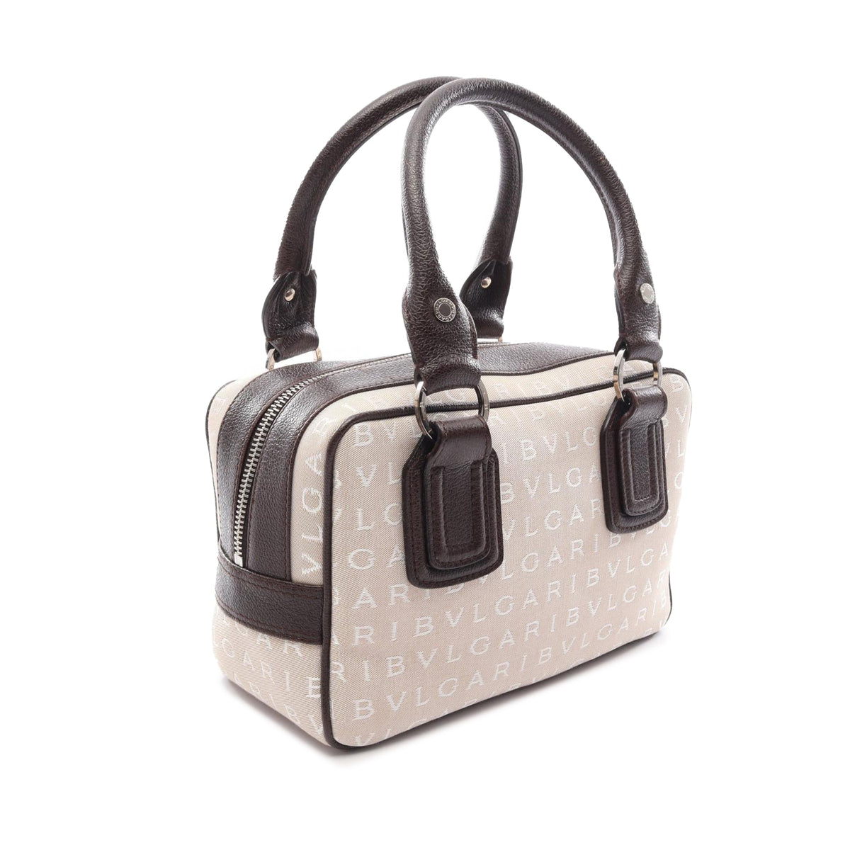 Bvlgari Logomania Handbag — Beige