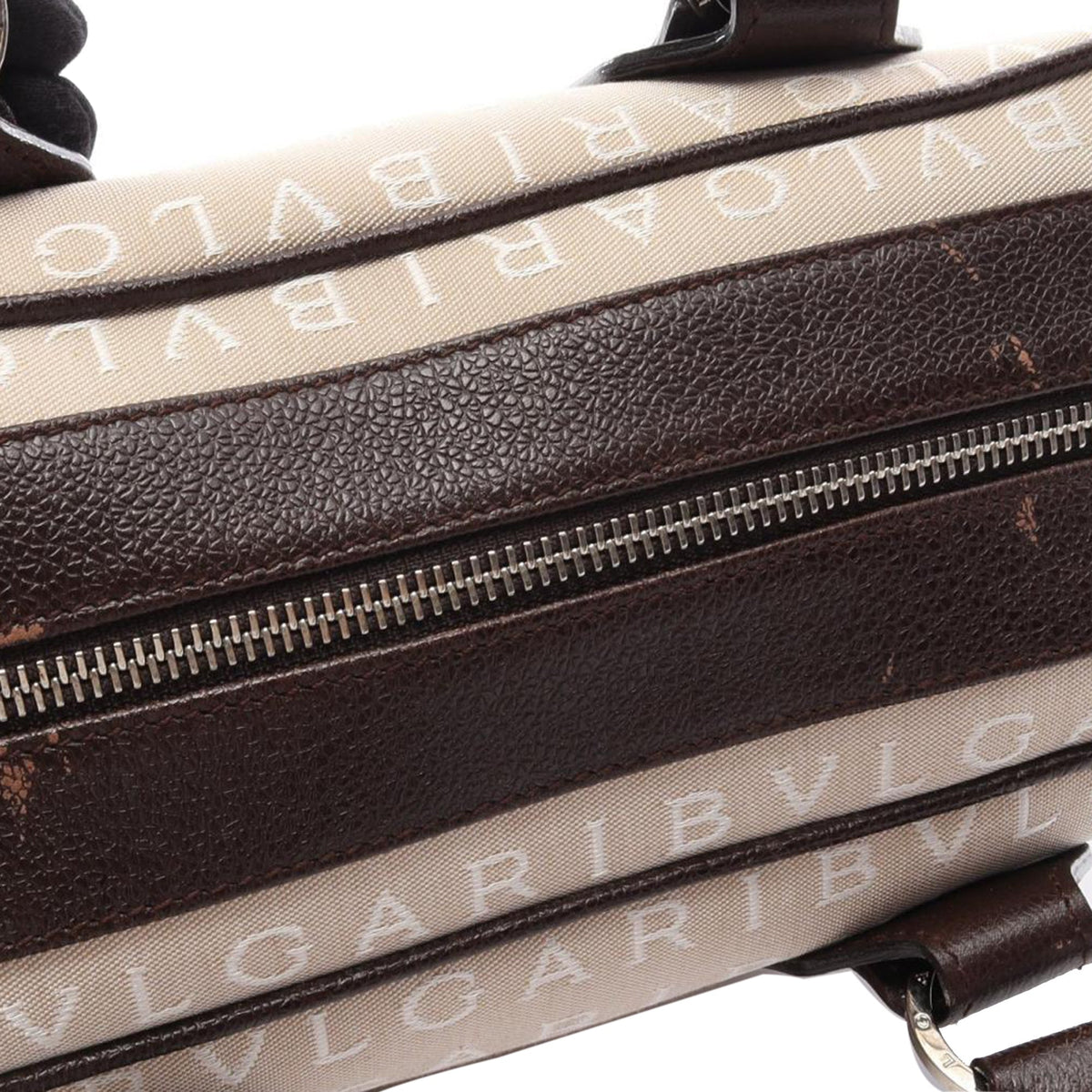 Bvlgari Logomania Handbag — Beige
