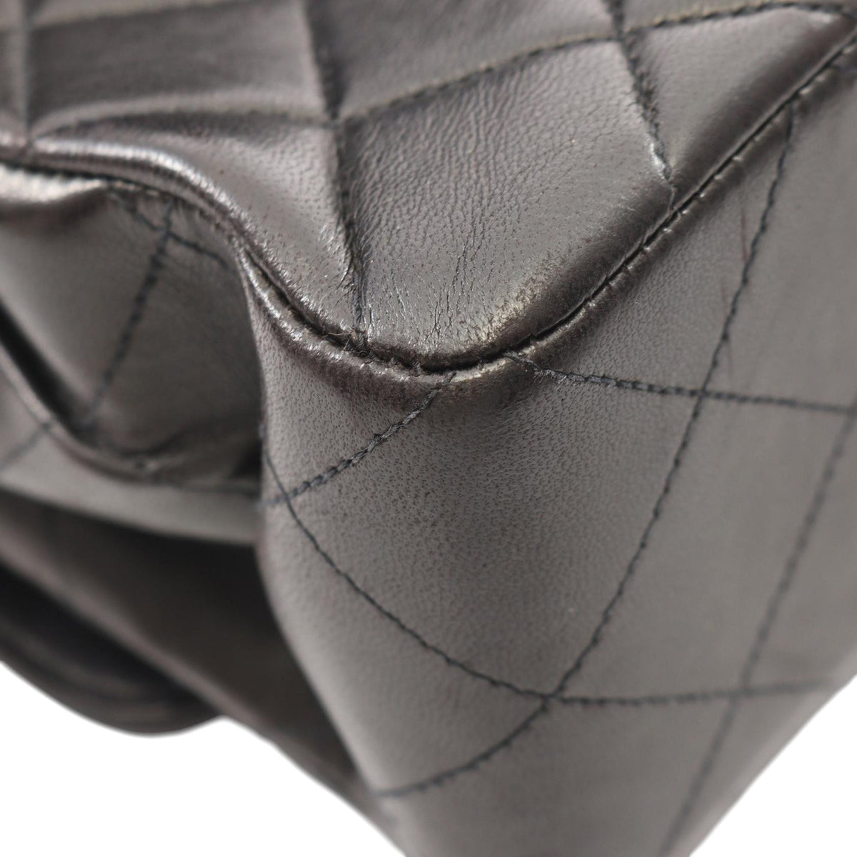 Chanel Quilted Lambskin Double Sided Flap — Black