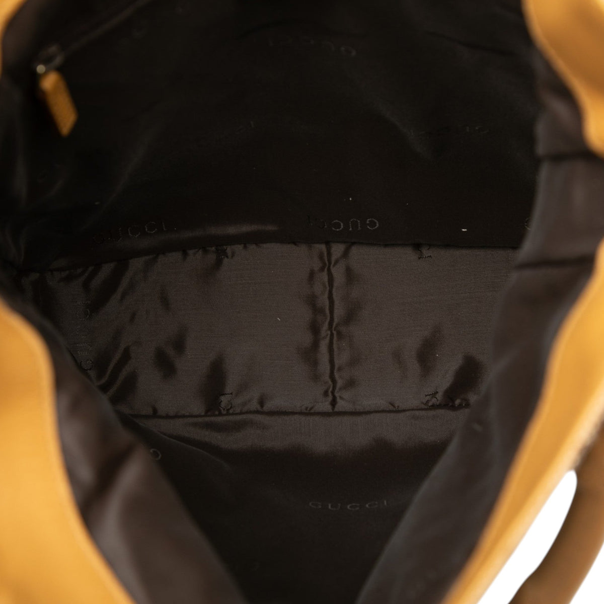 Gucci GG Canvas Bamboo Web Satchel