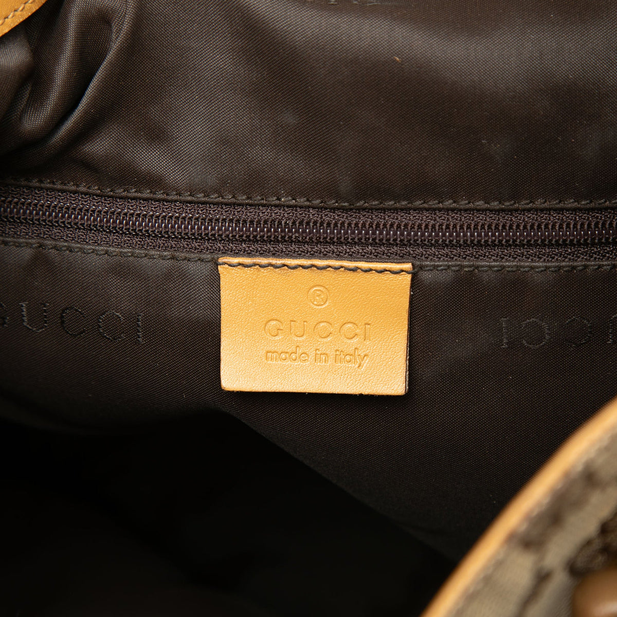 Gucci GG Canvas Bamboo Web Satchel