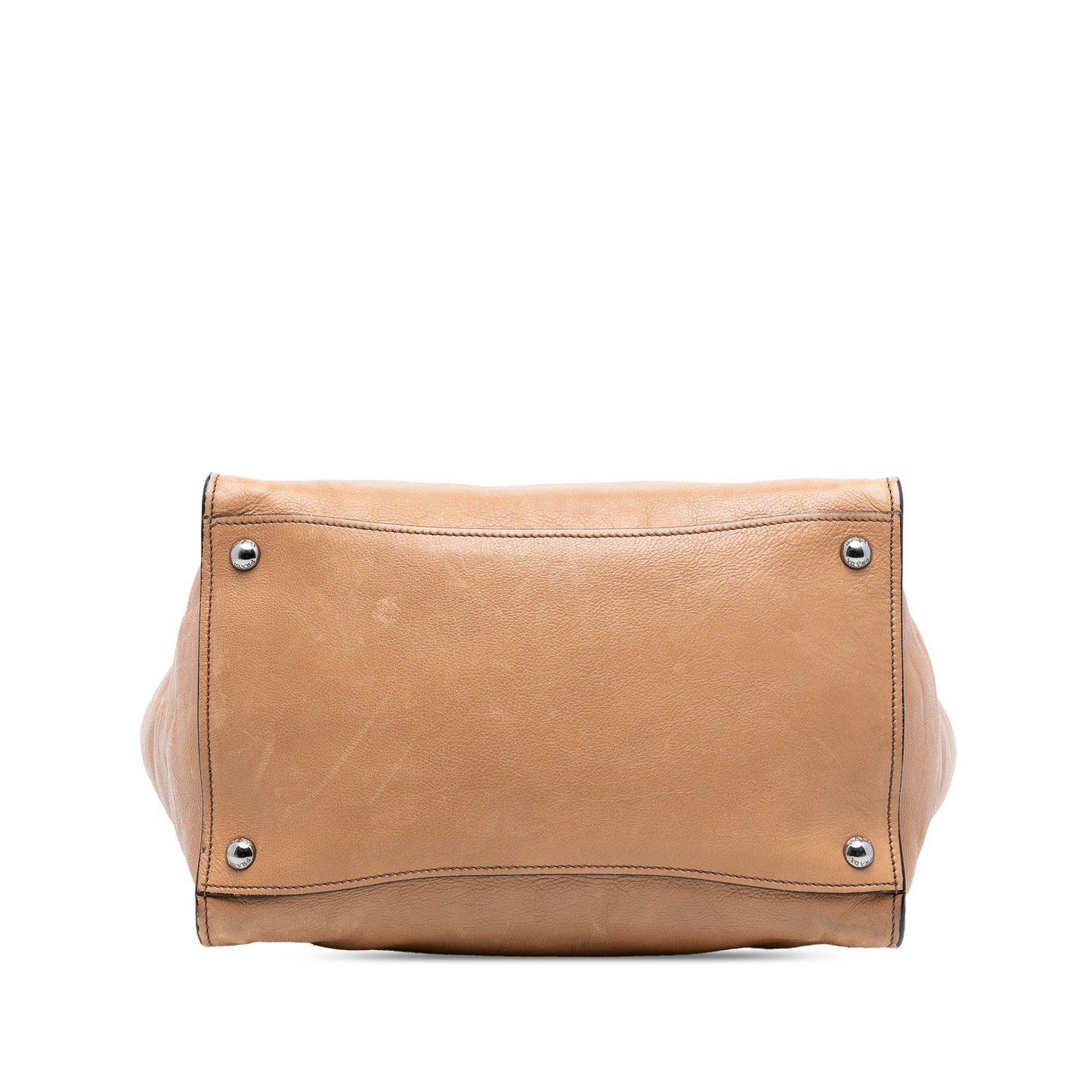 Prada Glace Calf Twin Pocket Double Handle Satchel