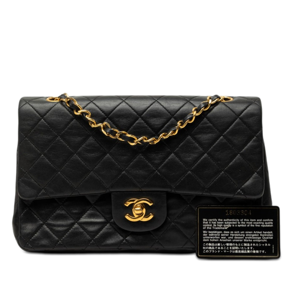 Chanel Medium Classic Lambskin Double Flap