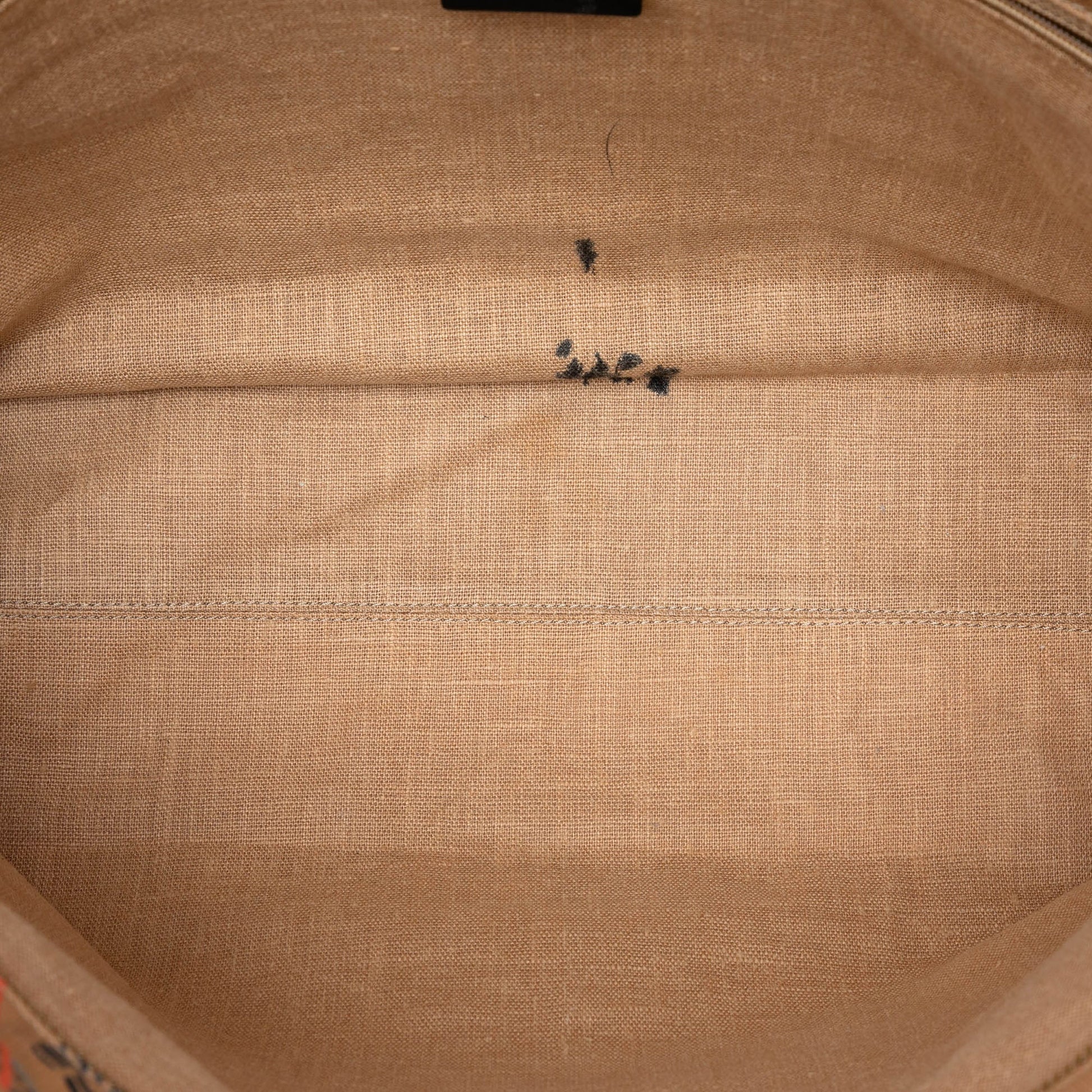 Fendi Medium Multicolore Coated Canvas Graffiti Roll Tote